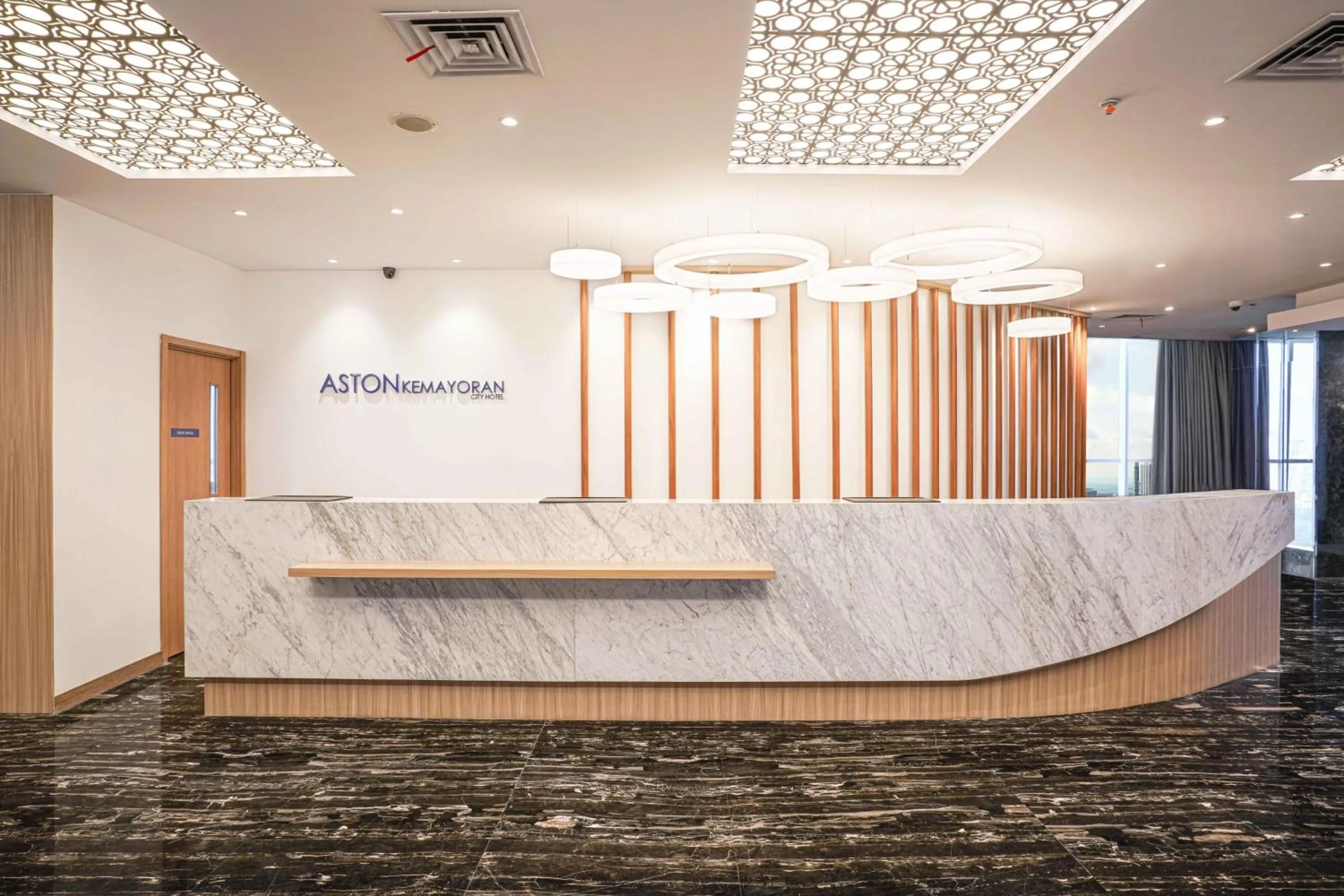 Lobby or reception in Aston Kemayoran City Hotel