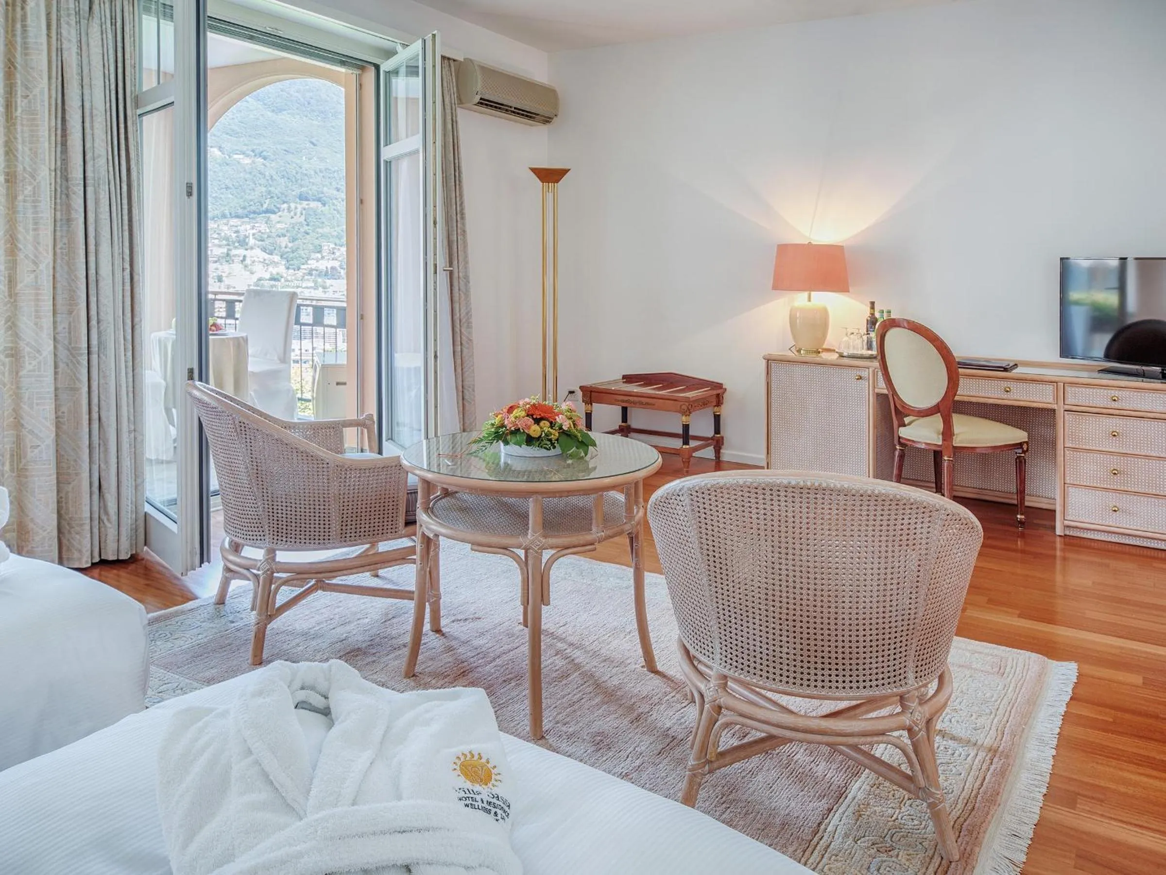 Seating area in Villa Sassa