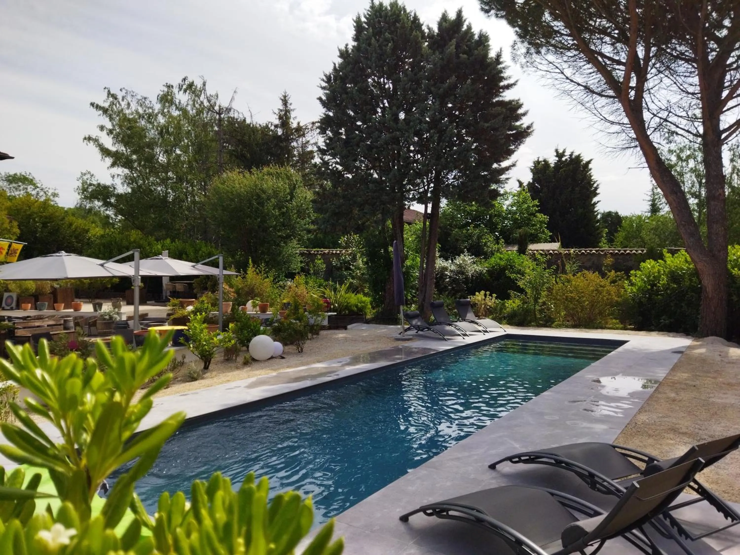 Swimming pool in Hostelry Music Repetition