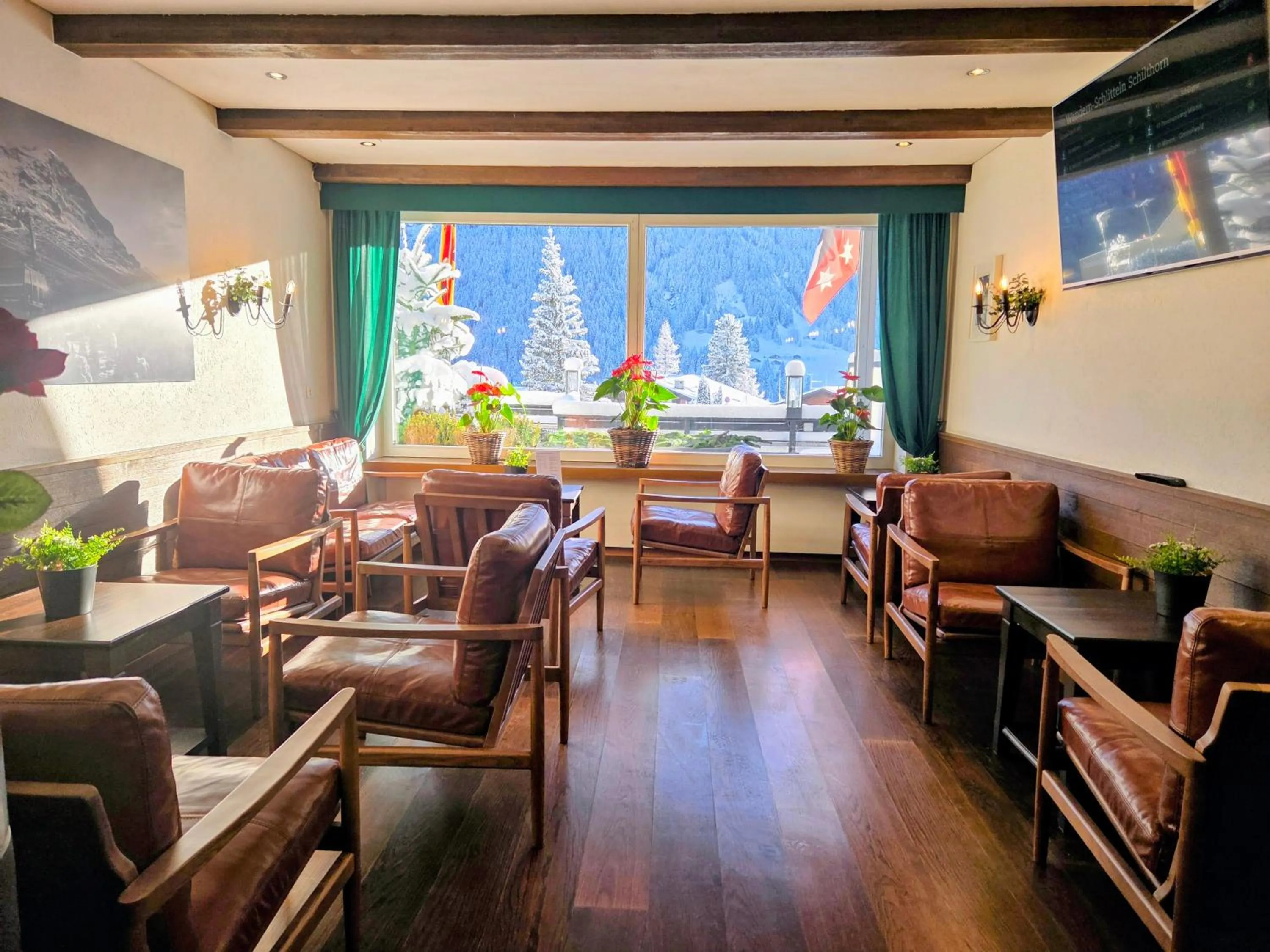 Lounge or bar in Hotel Bernerhof Grindelwald