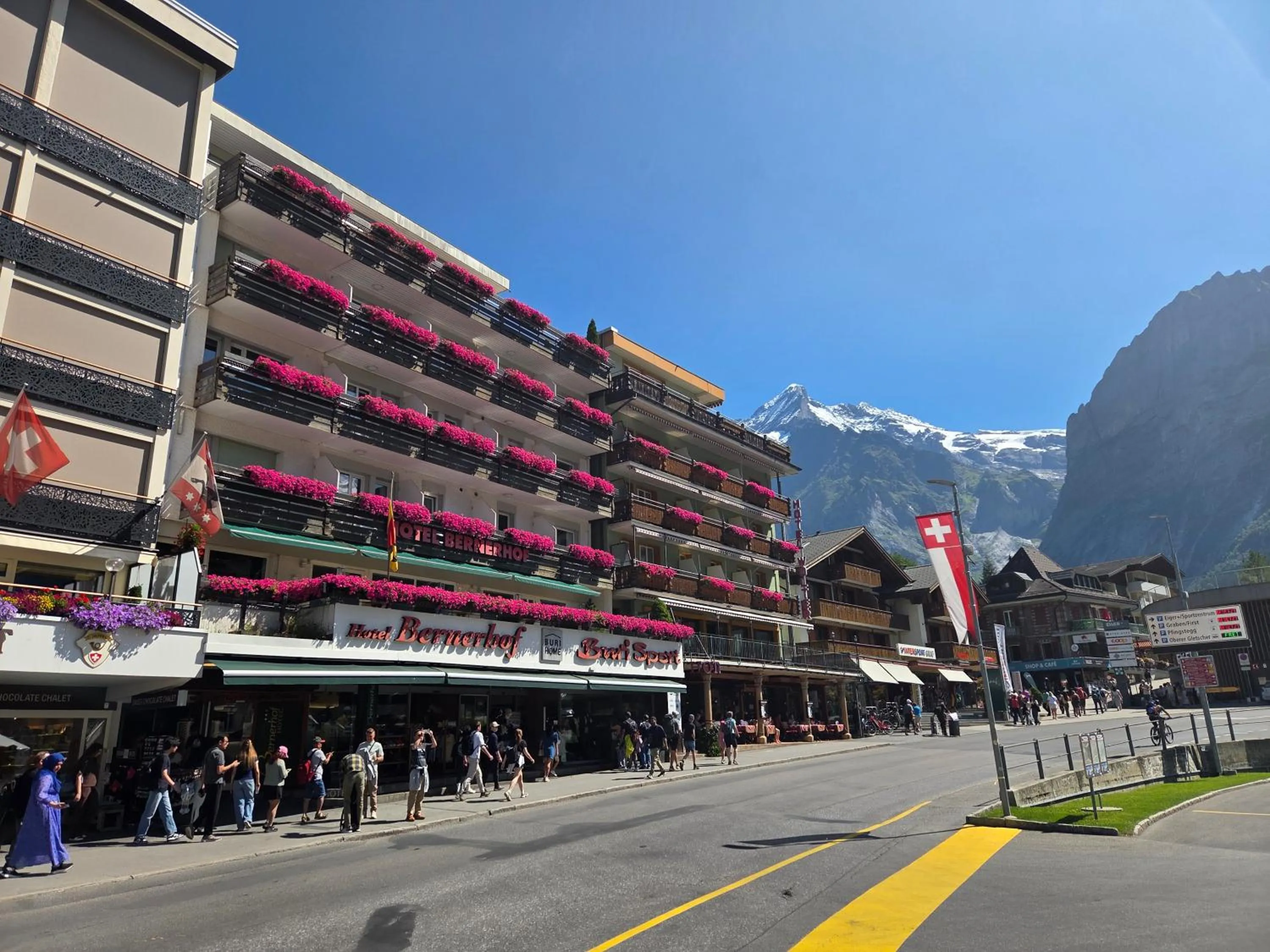 Property building in Hotel Bernerhof Grindelwald