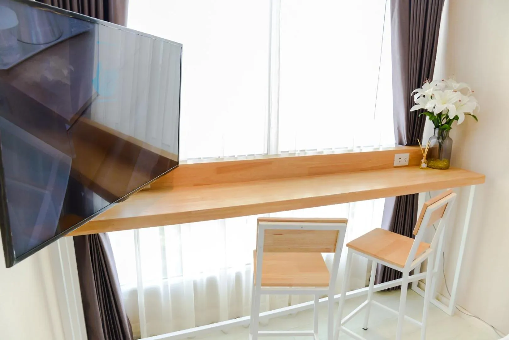 Dining area in Veranda Residence Pattaya Nice Monthly rate available now