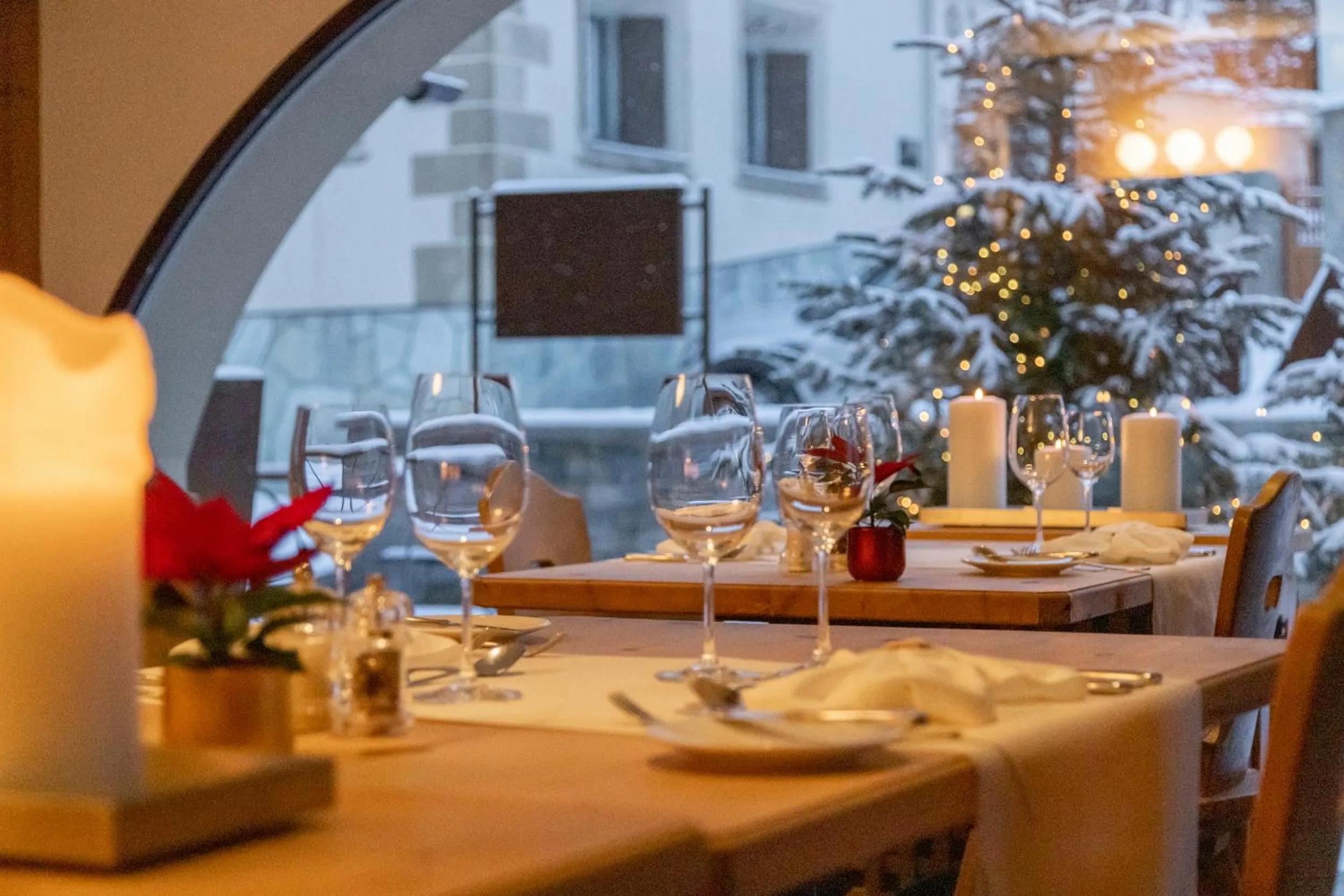 Restaurant/places to eat in Albana Hotel Silvaplana