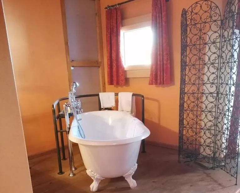 Bath in Albana Hotel Silvaplana