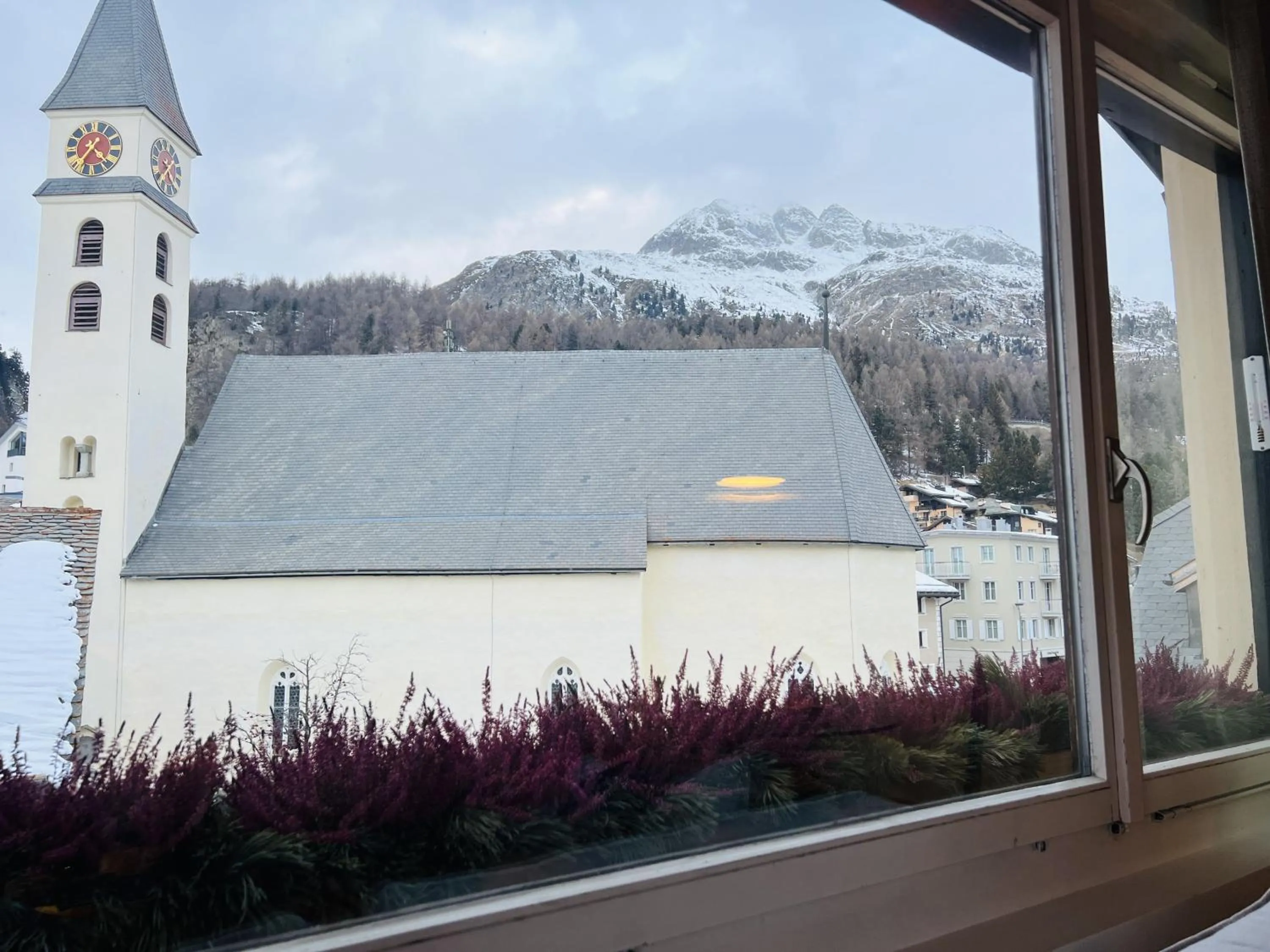 Landmark view in Albana Hotel Silvaplana