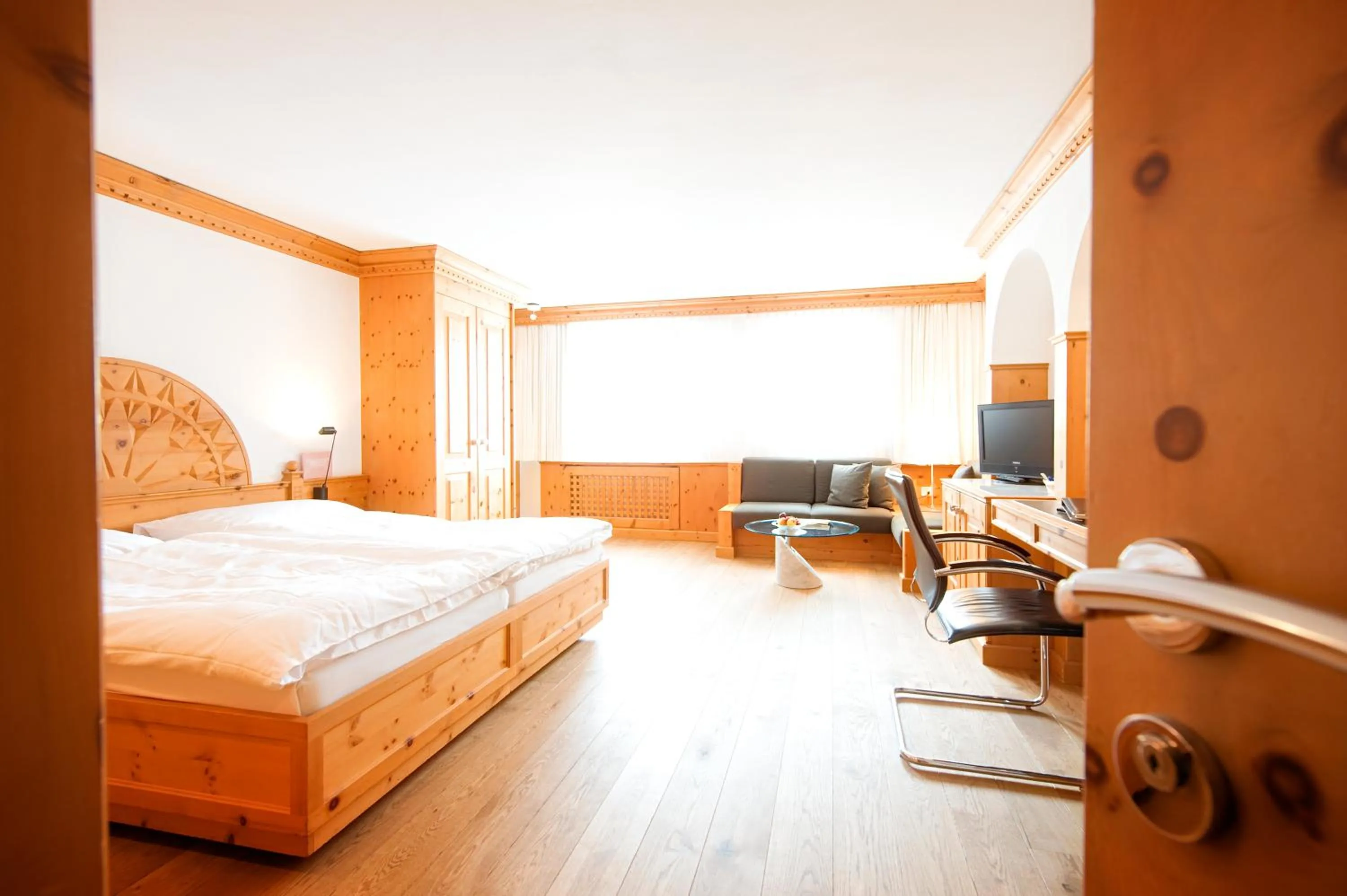 Bed in Albana Hotel Silvaplana