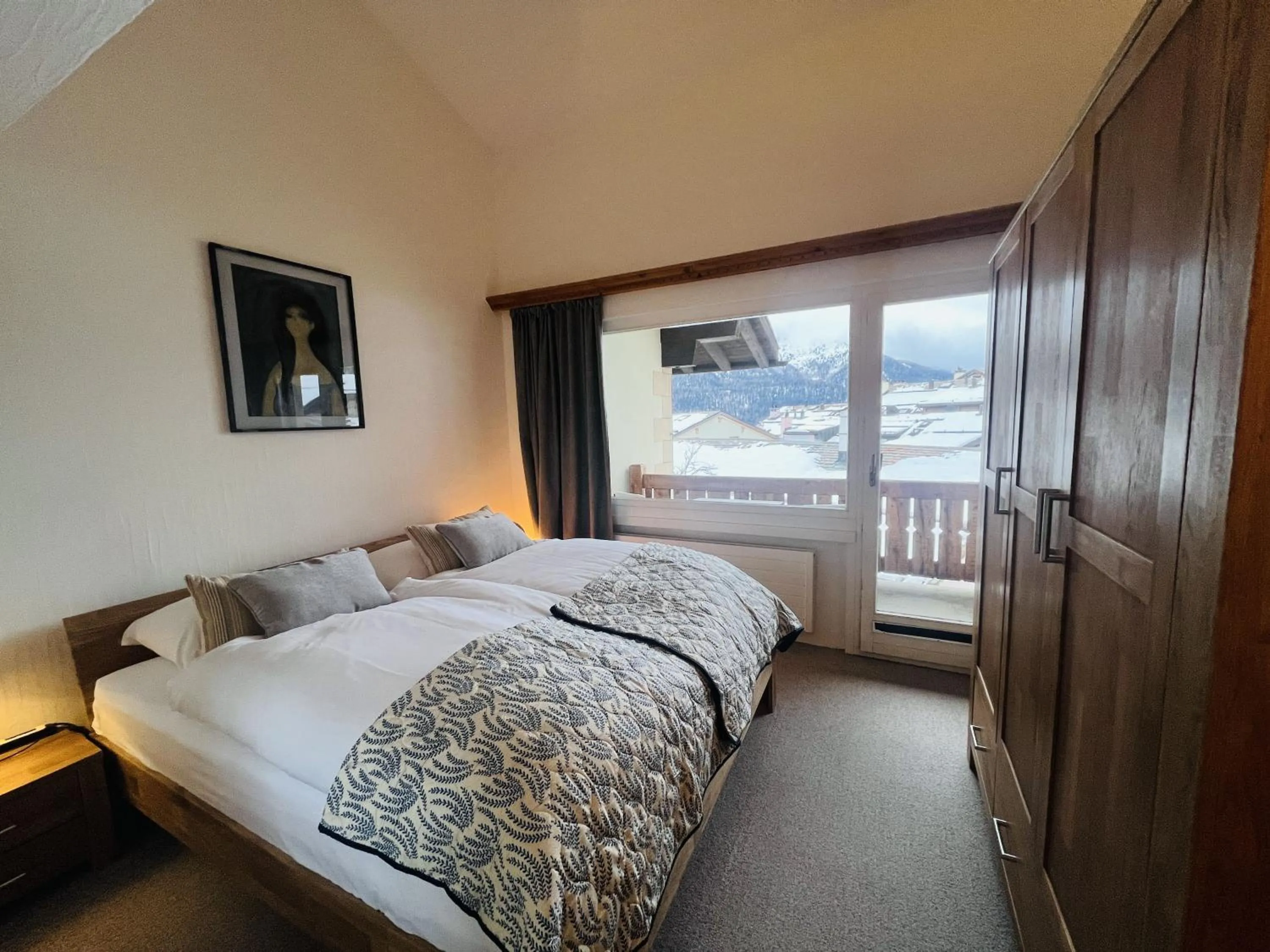 Bedroom, Bed in Albana Hotel Silvaplana