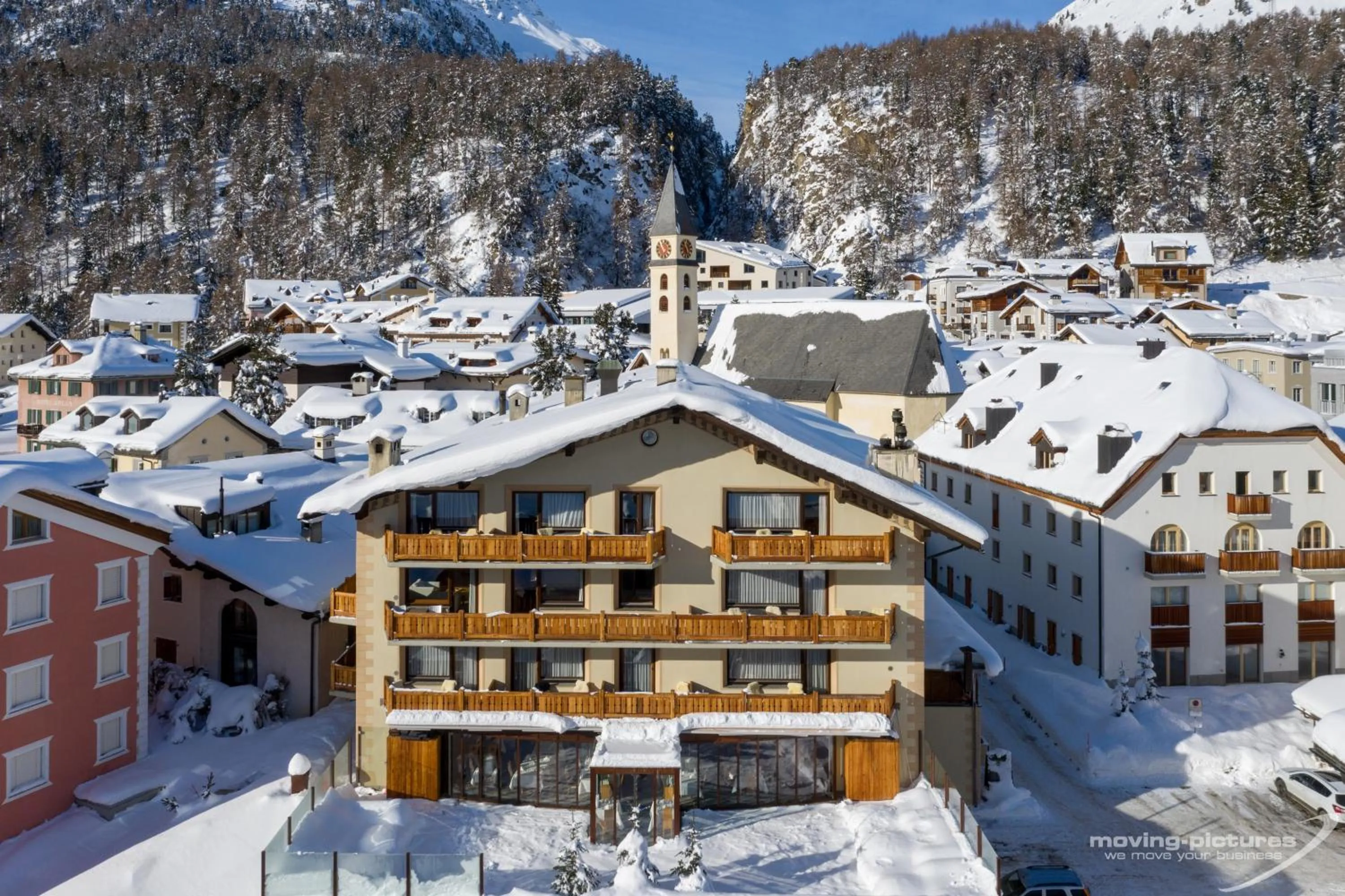 Property building in Albana Hotel Silvaplana