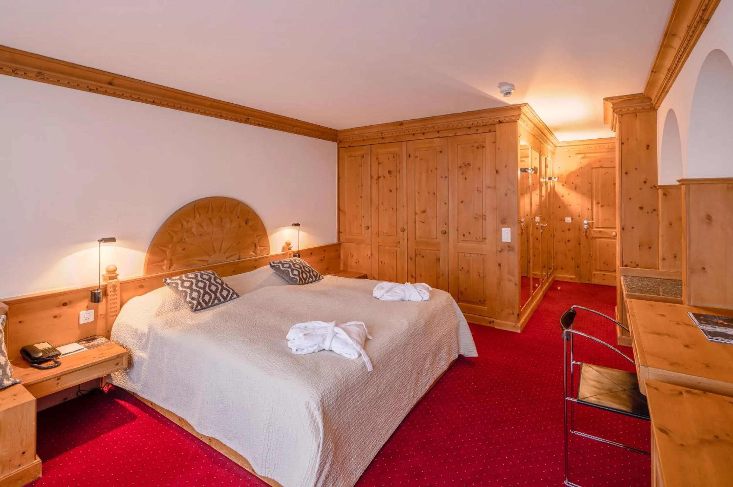 Bed in Albana Hotel Silvaplana