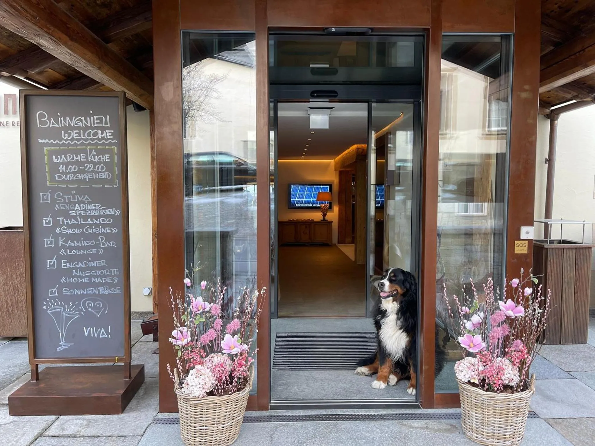 Facade/entrance in Albana Hotel Silvaplana