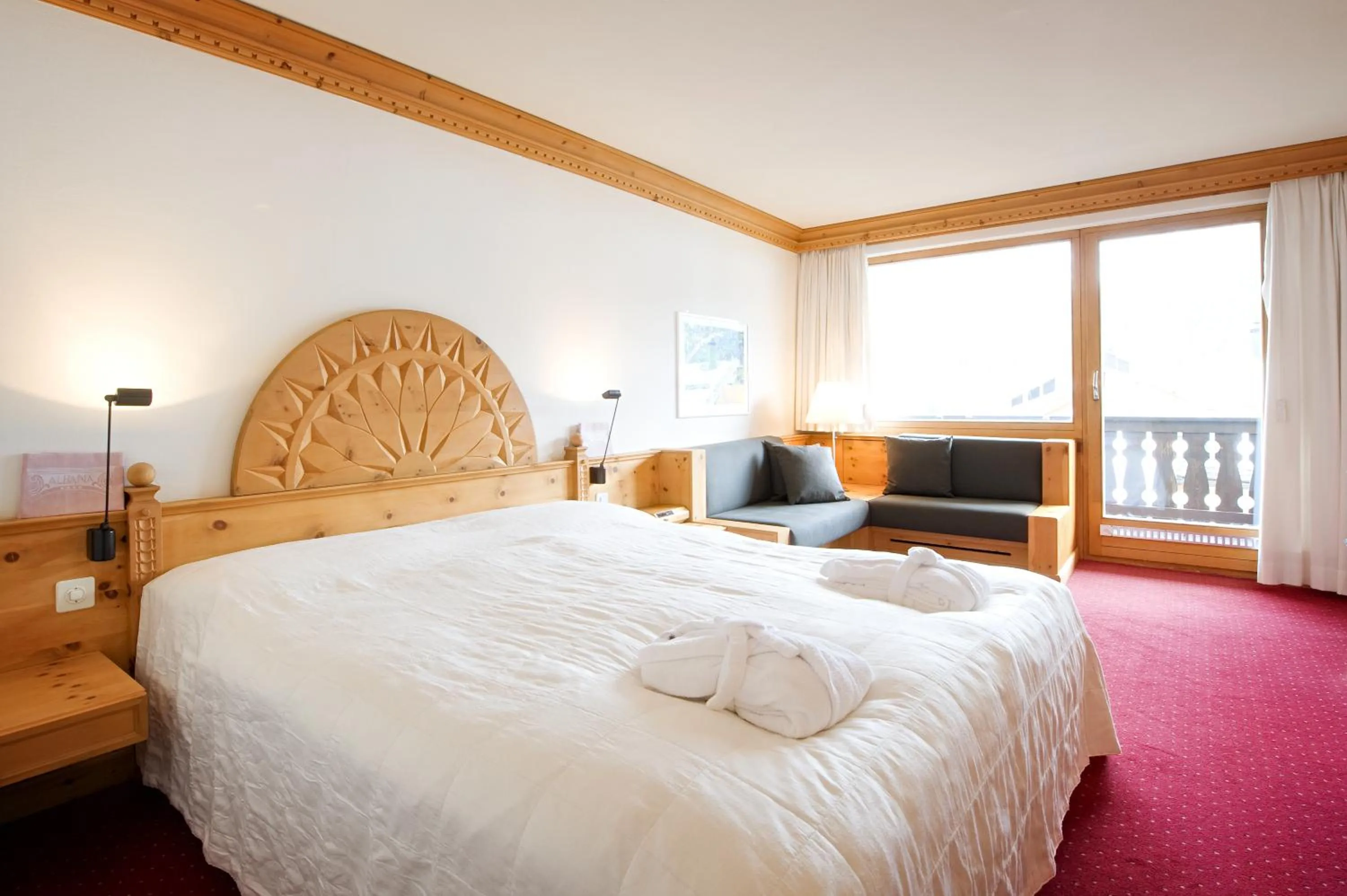 Bed in Albana Hotel Silvaplana