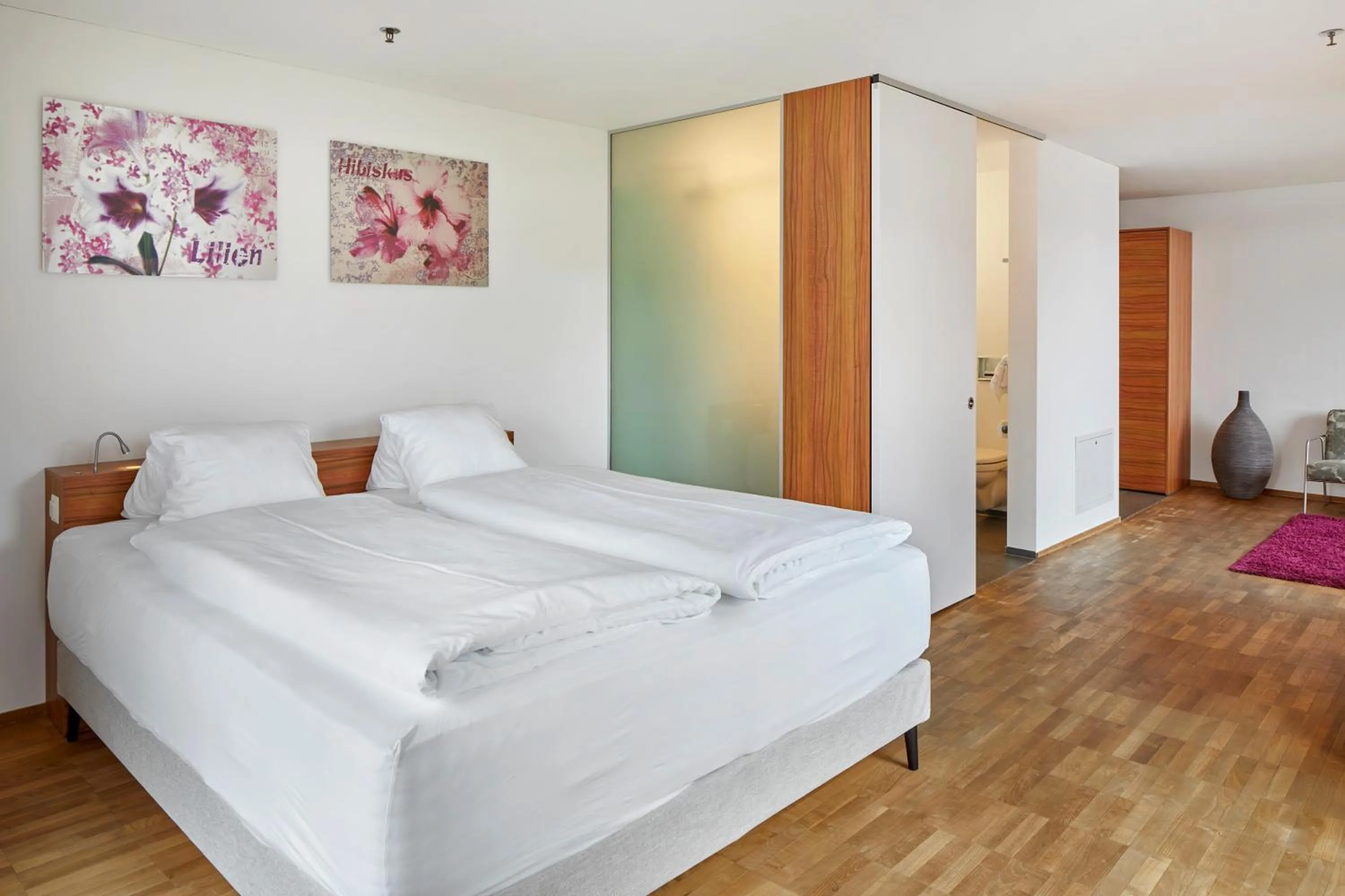 Bed in Hotel Rössli Gourmet & Spa