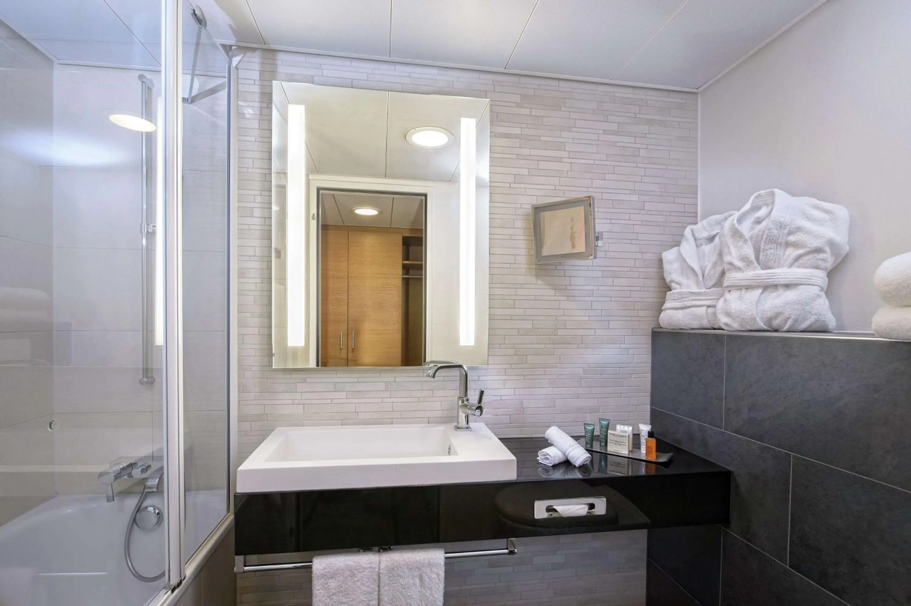 Bathroom in Hilton Zurich Airport