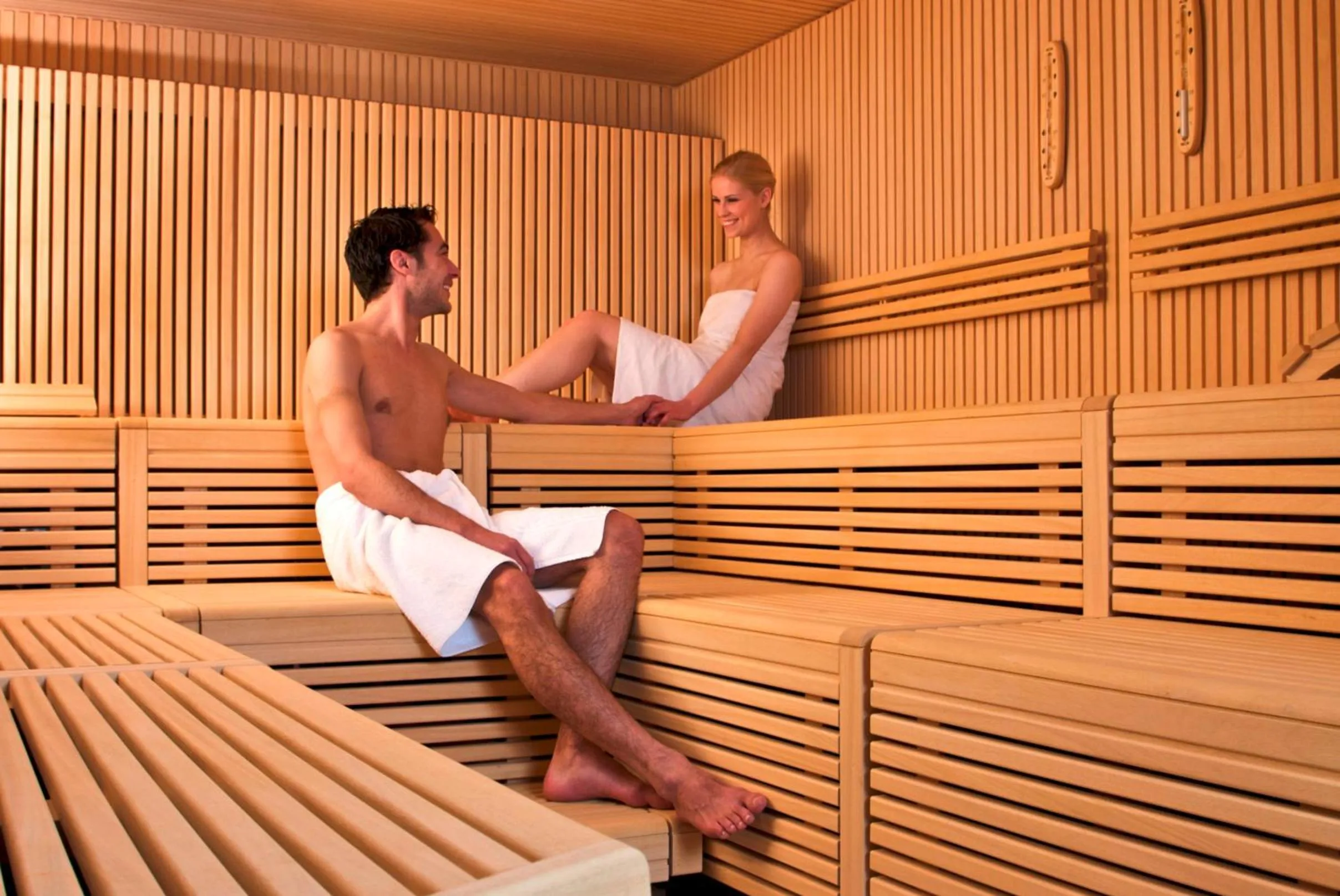 Sauna in Hotel Silberhorn - Residences & Spa Wengen