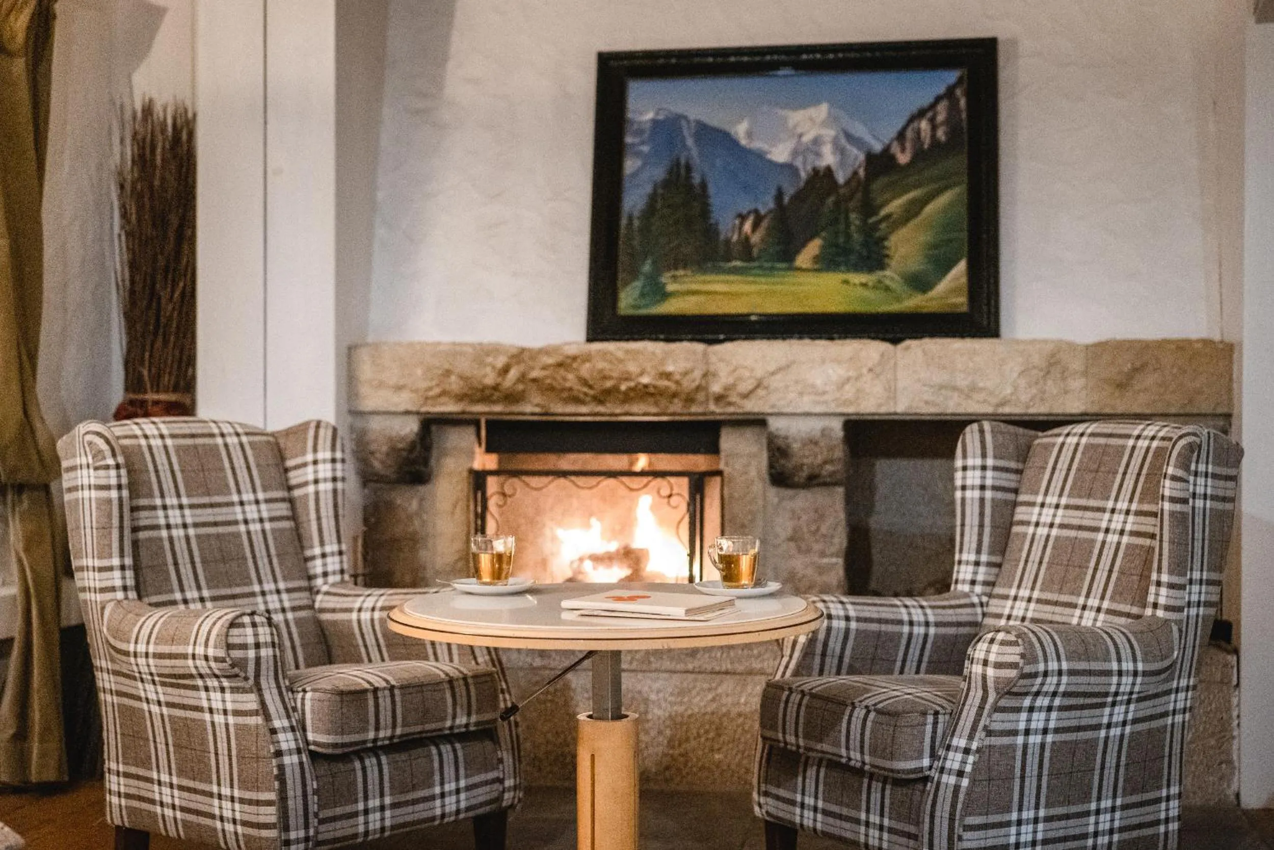 Living room in Hotel Silberhorn - Residences & Spa Wengen