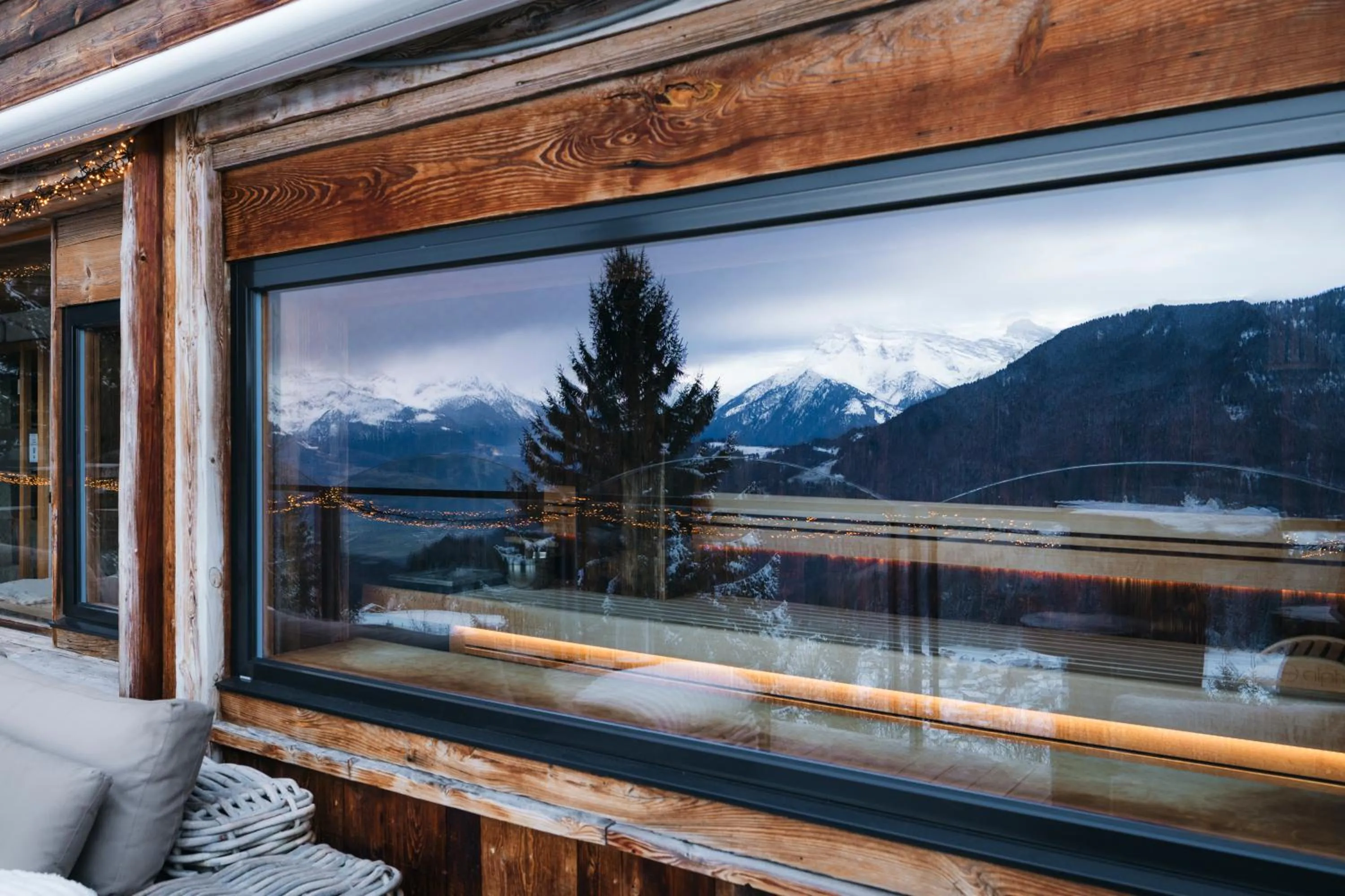 Sauna in Hôtel Le Grand Chalet