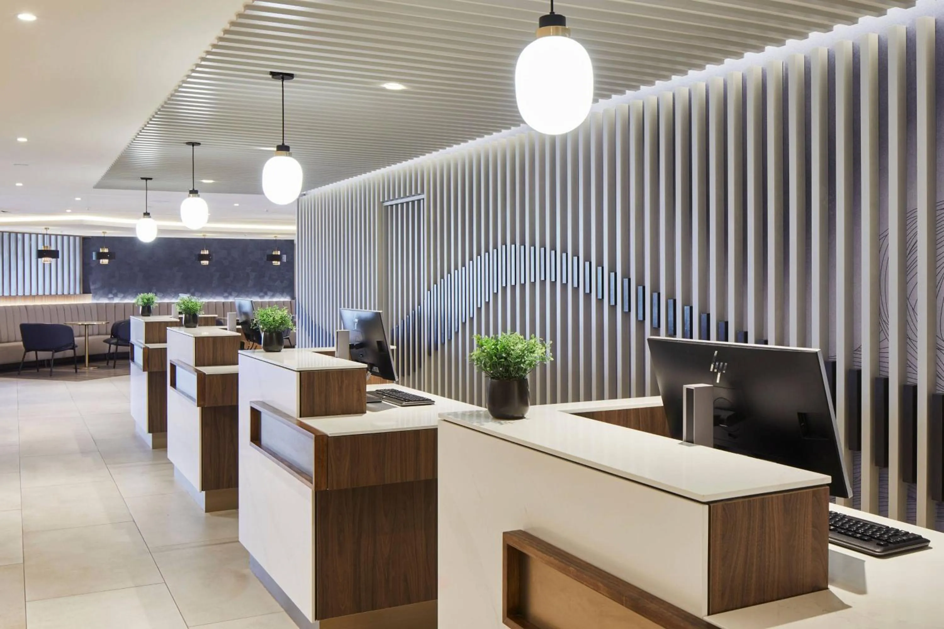 Lobby or reception in Courtyard by Marriott London Heathrow Airport