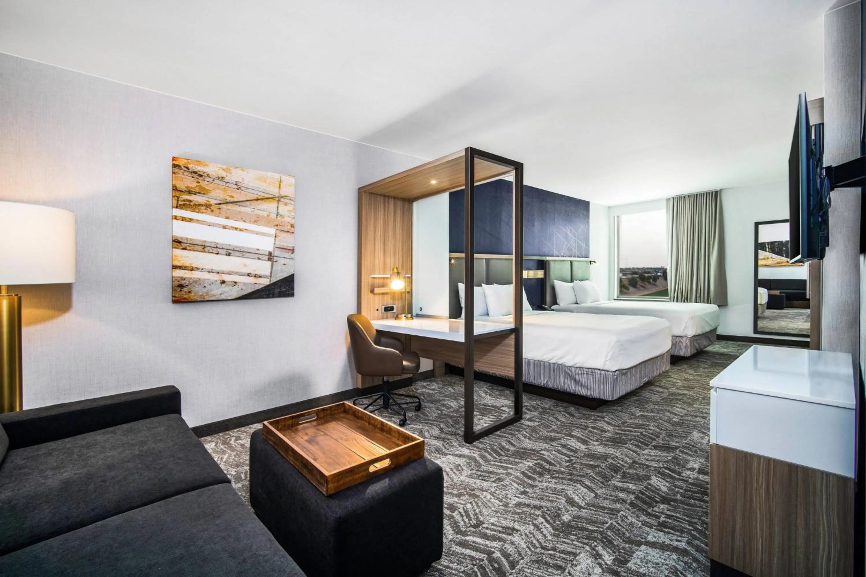 Bedroom, Bed in SpringHill Suites by Marriott Phoenix Goodyear