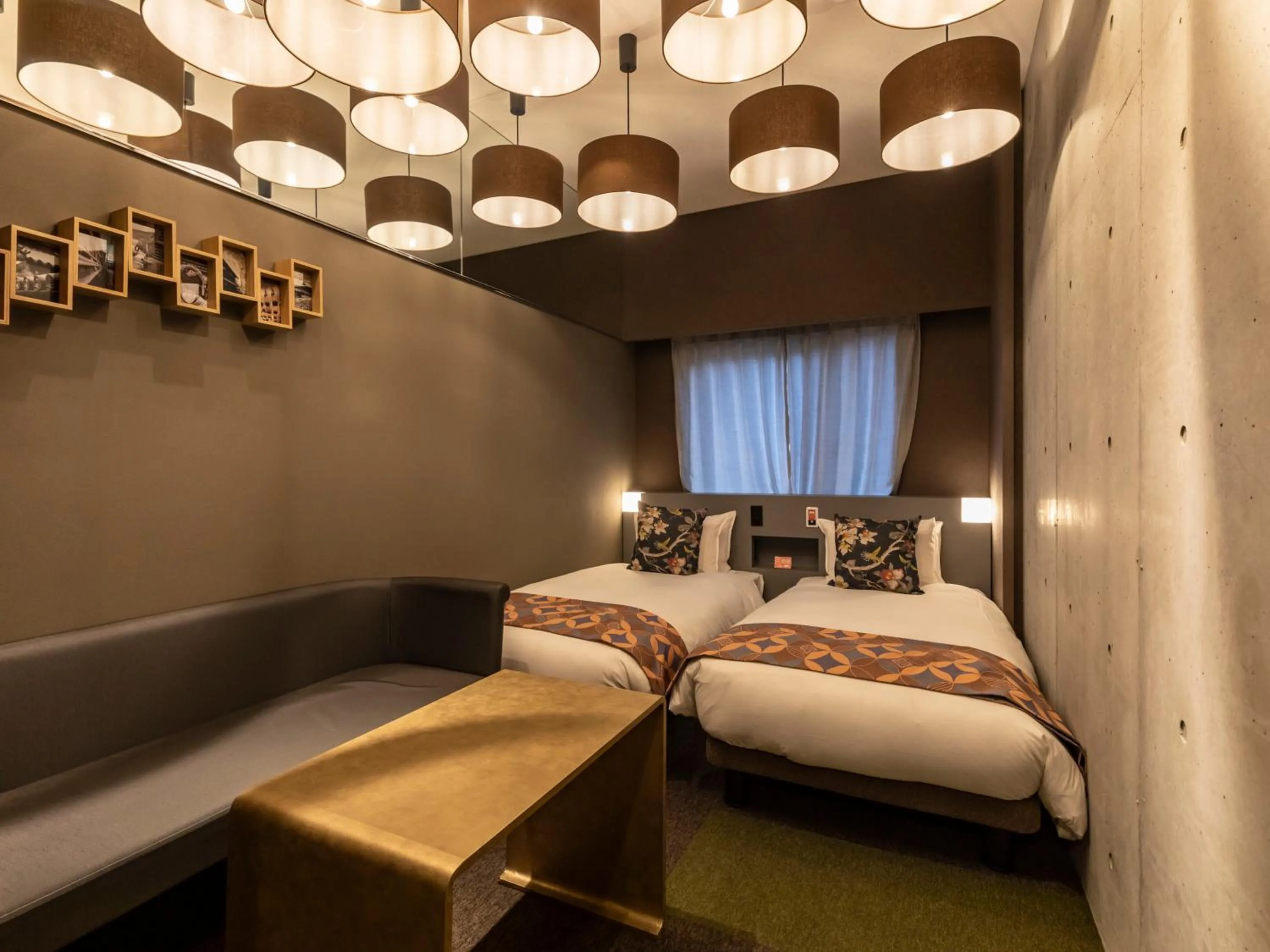 Bed in Hale Kyoto Tambaguchi Umekoji Park North