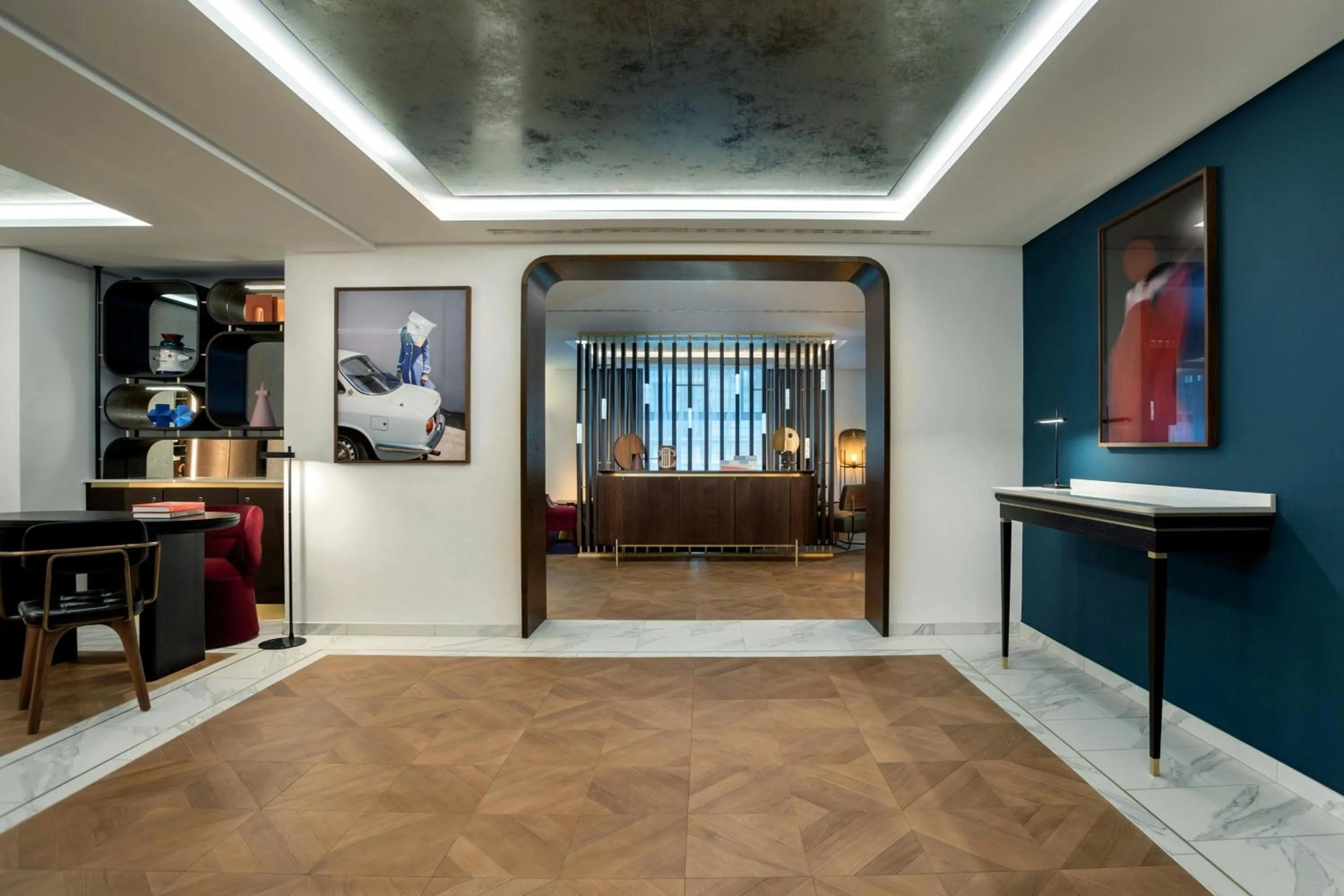 Lobby or reception in Neues Schloss Privat Hotel Zurich, Autograph Collection