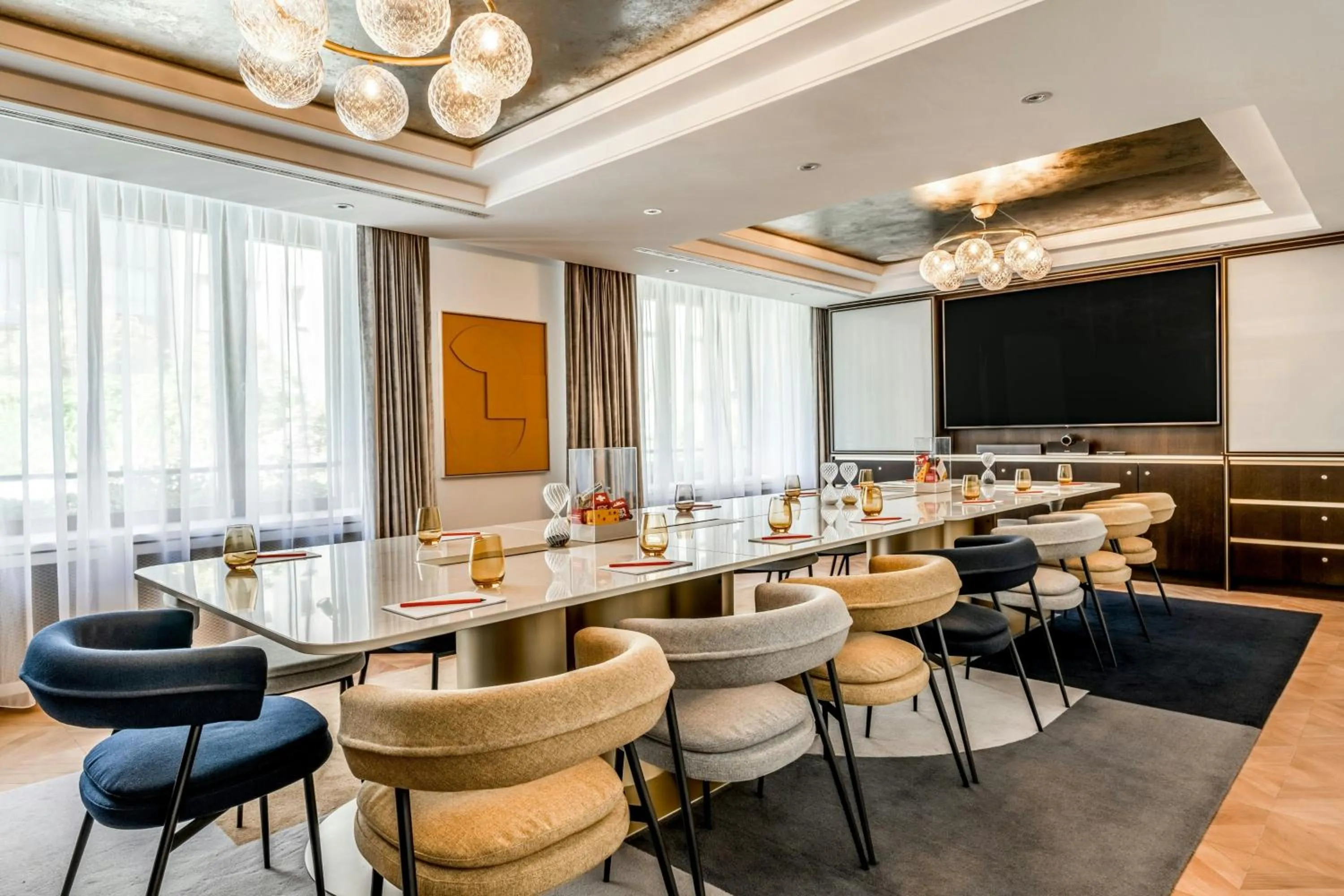 Meeting/conference room in Neues Schloss Privat Hotel Zurich, Autograph Collection