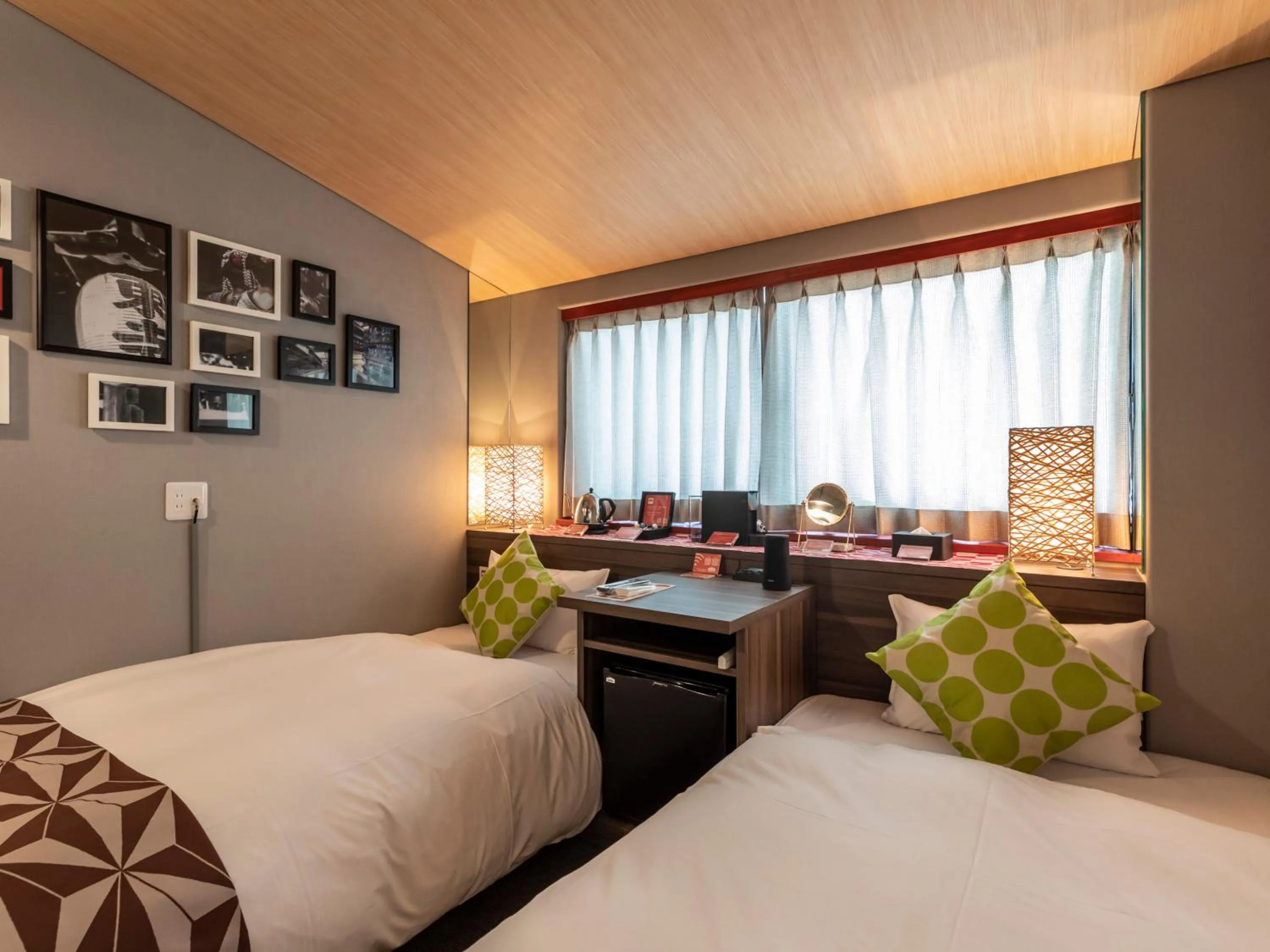 Bed in HALE Kyoto Toji