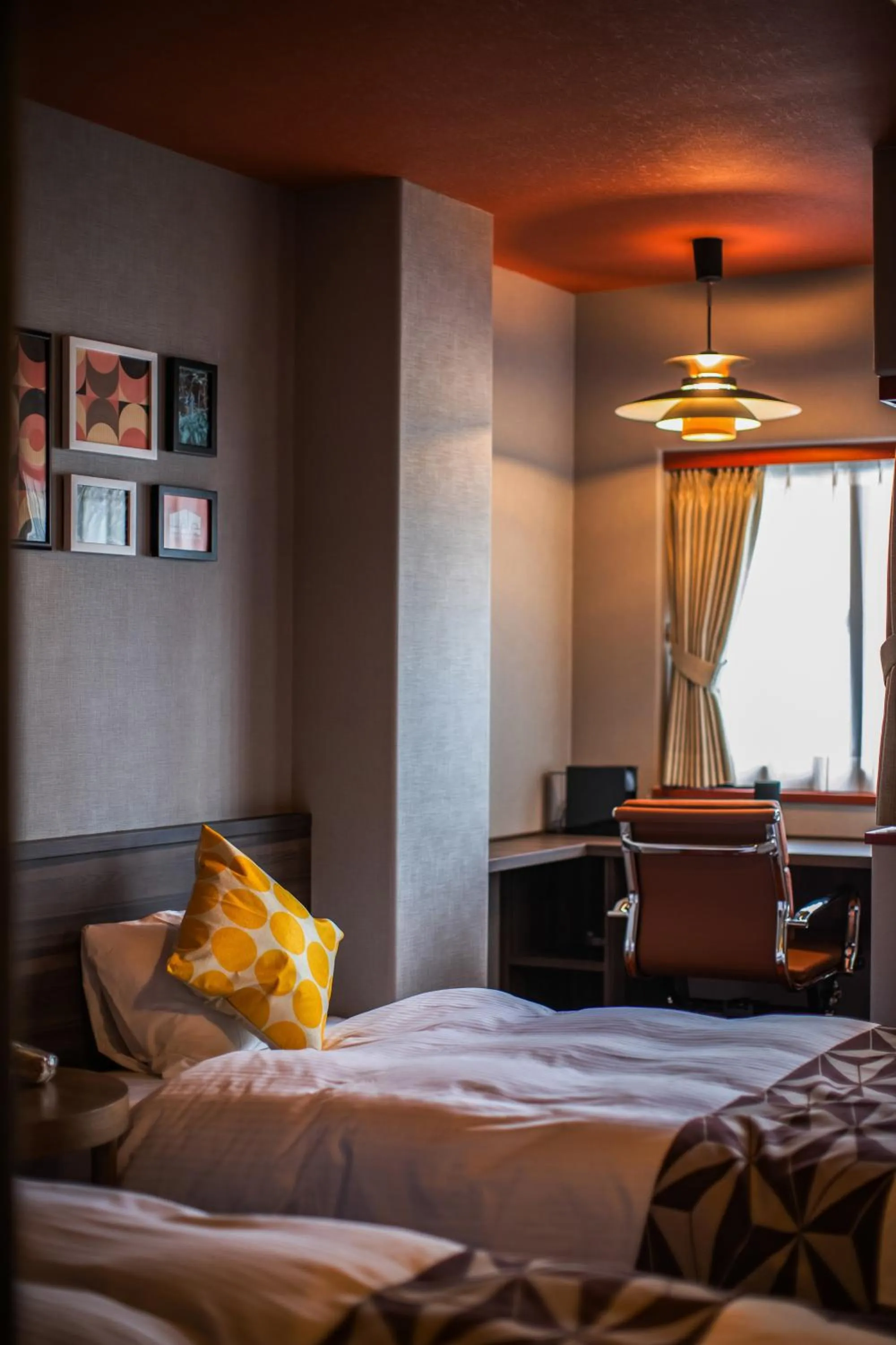 Bed in HALE Kyoto Toji