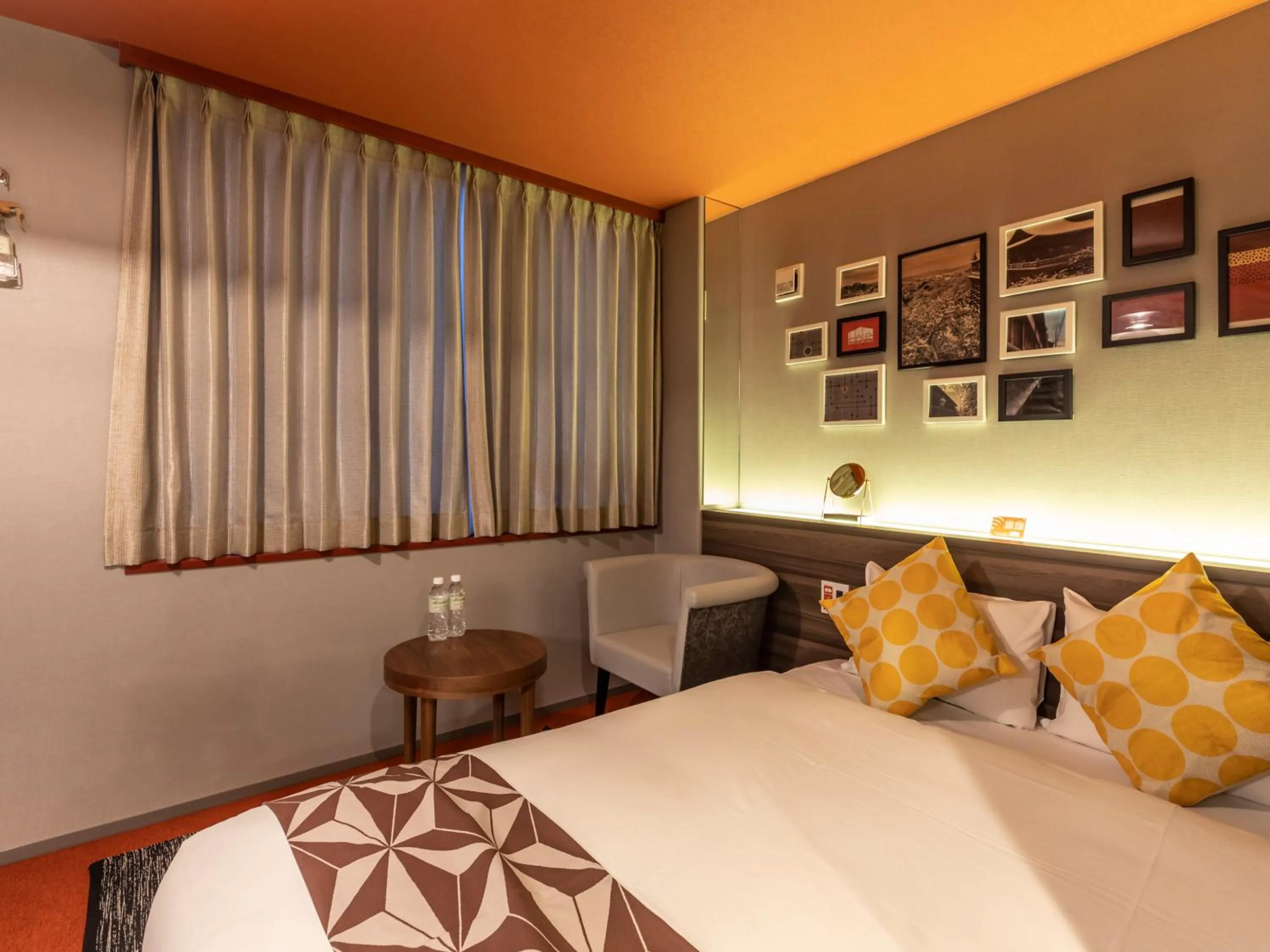 Bed in HALE Kyoto Toji