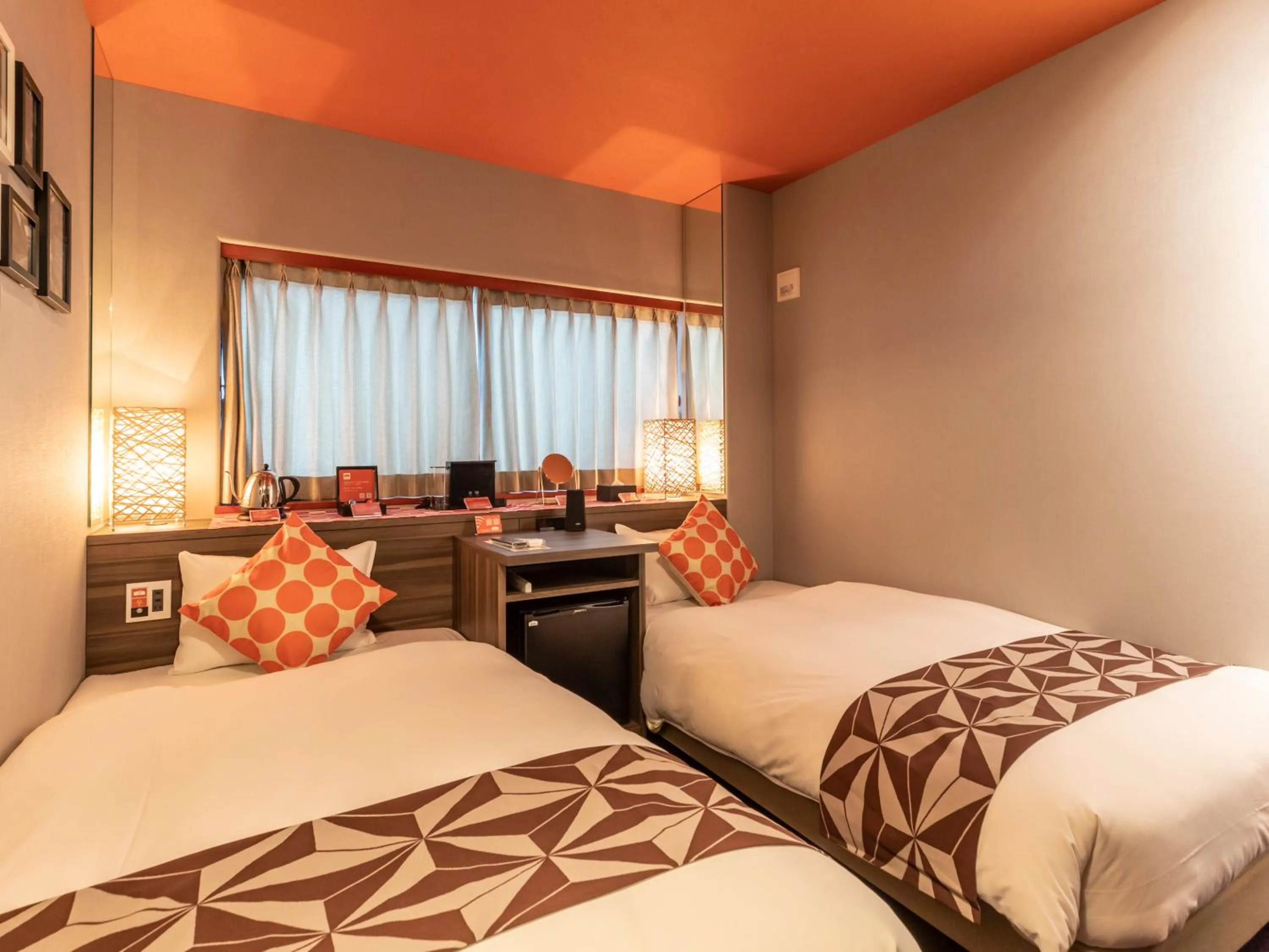 Bed in HALE Kyoto Toji