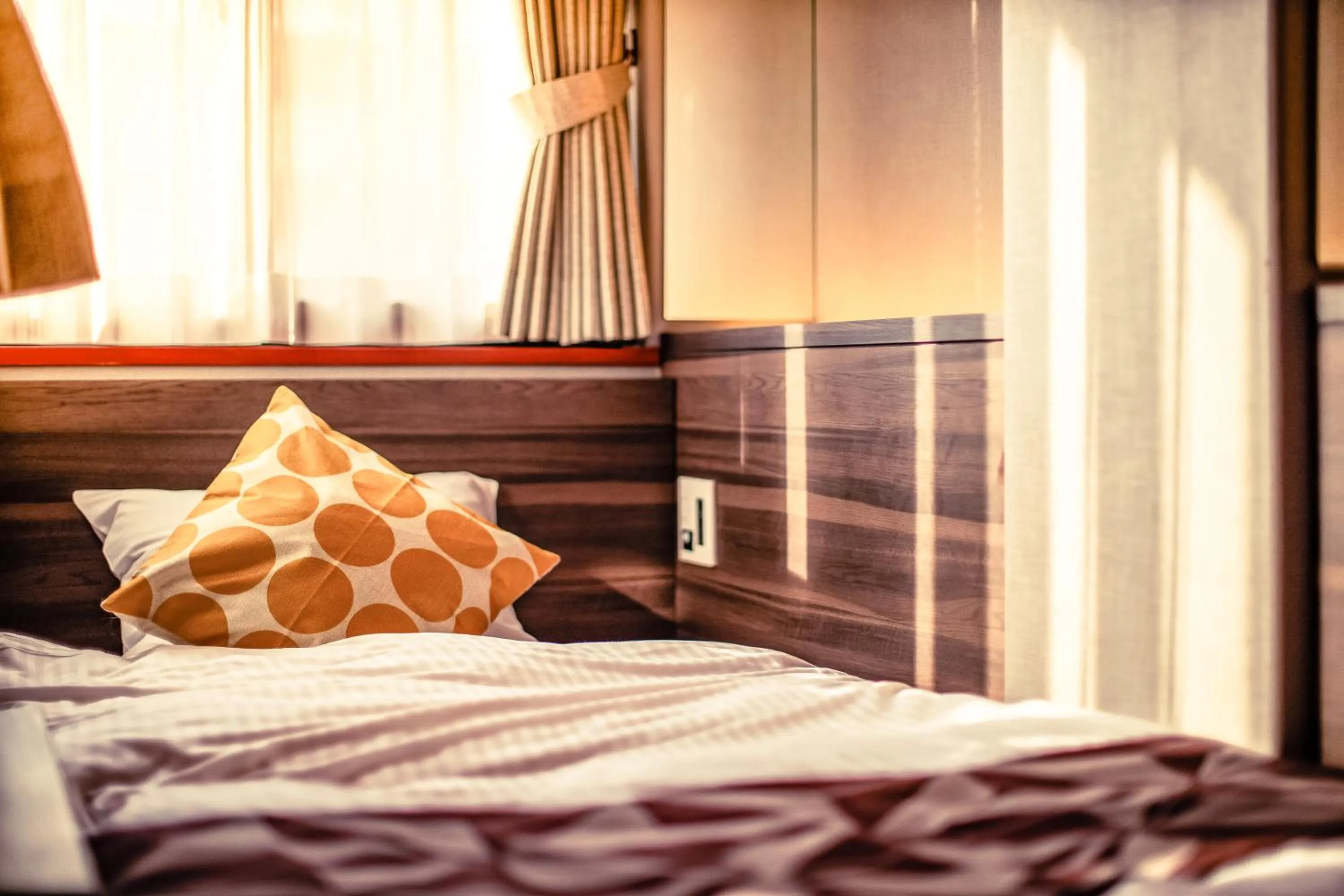 Bed in HALE Kyoto Toji