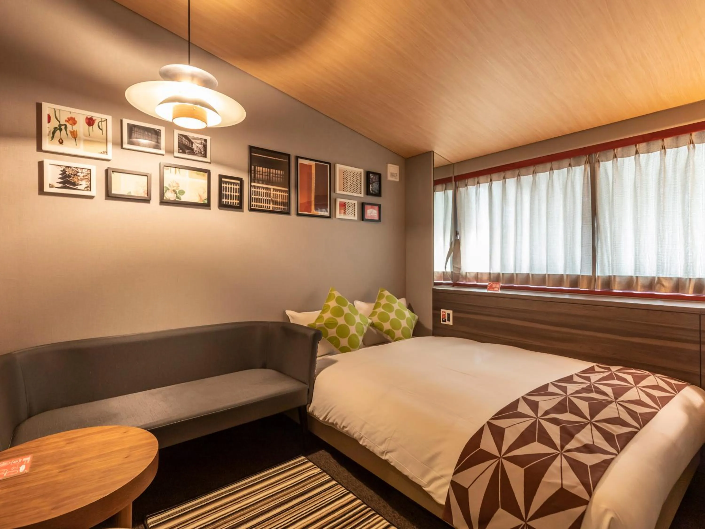 Bed in HALE Kyoto Toji