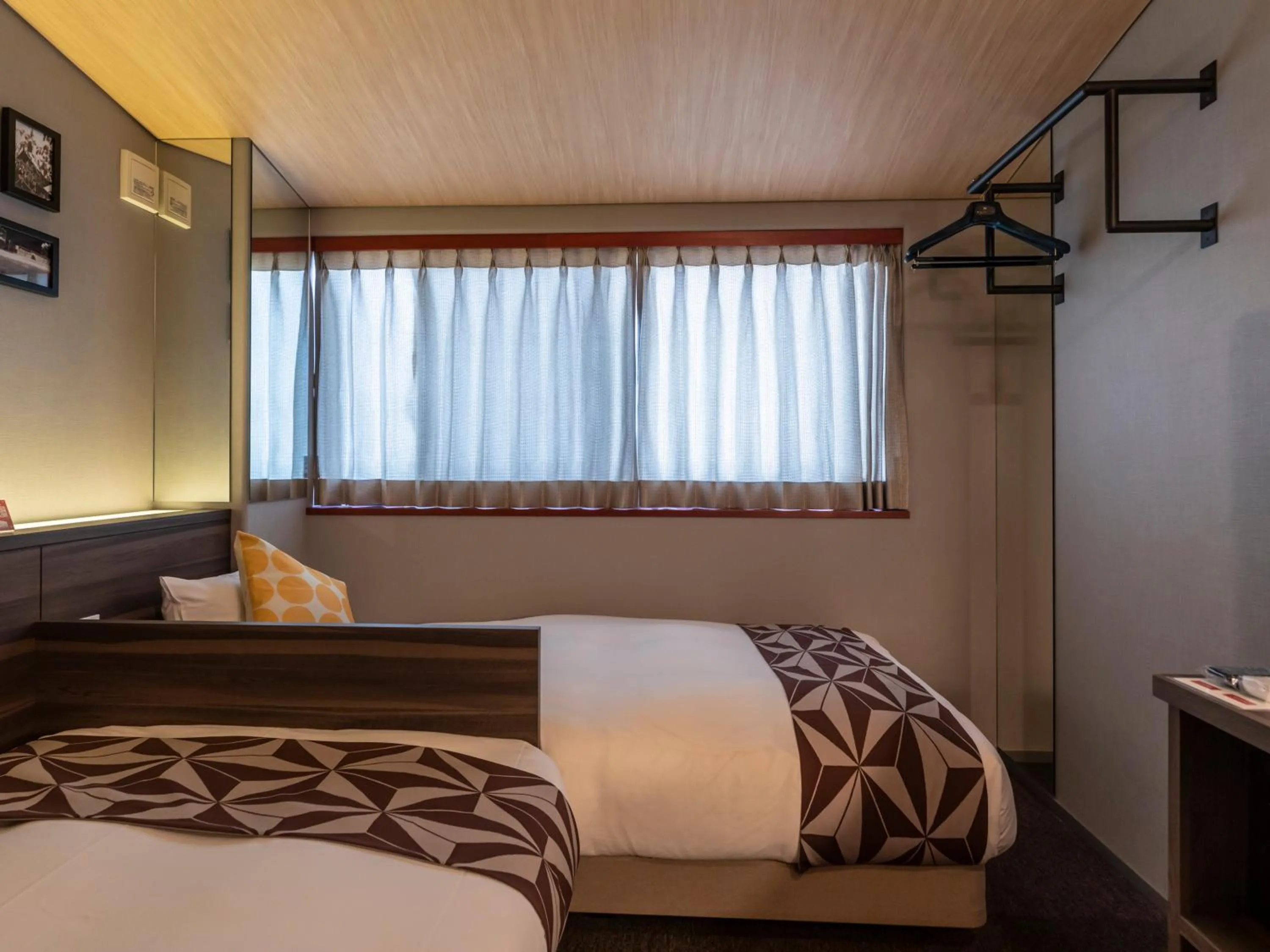 Bed in HALE Kyoto Toji