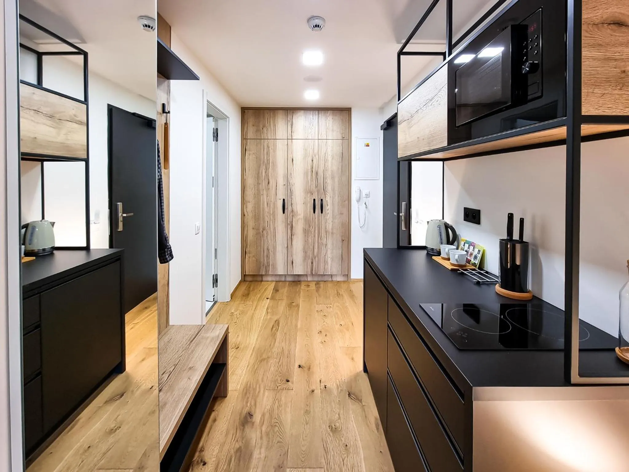 Kitchen or kitchenette in Tee House Čeladná