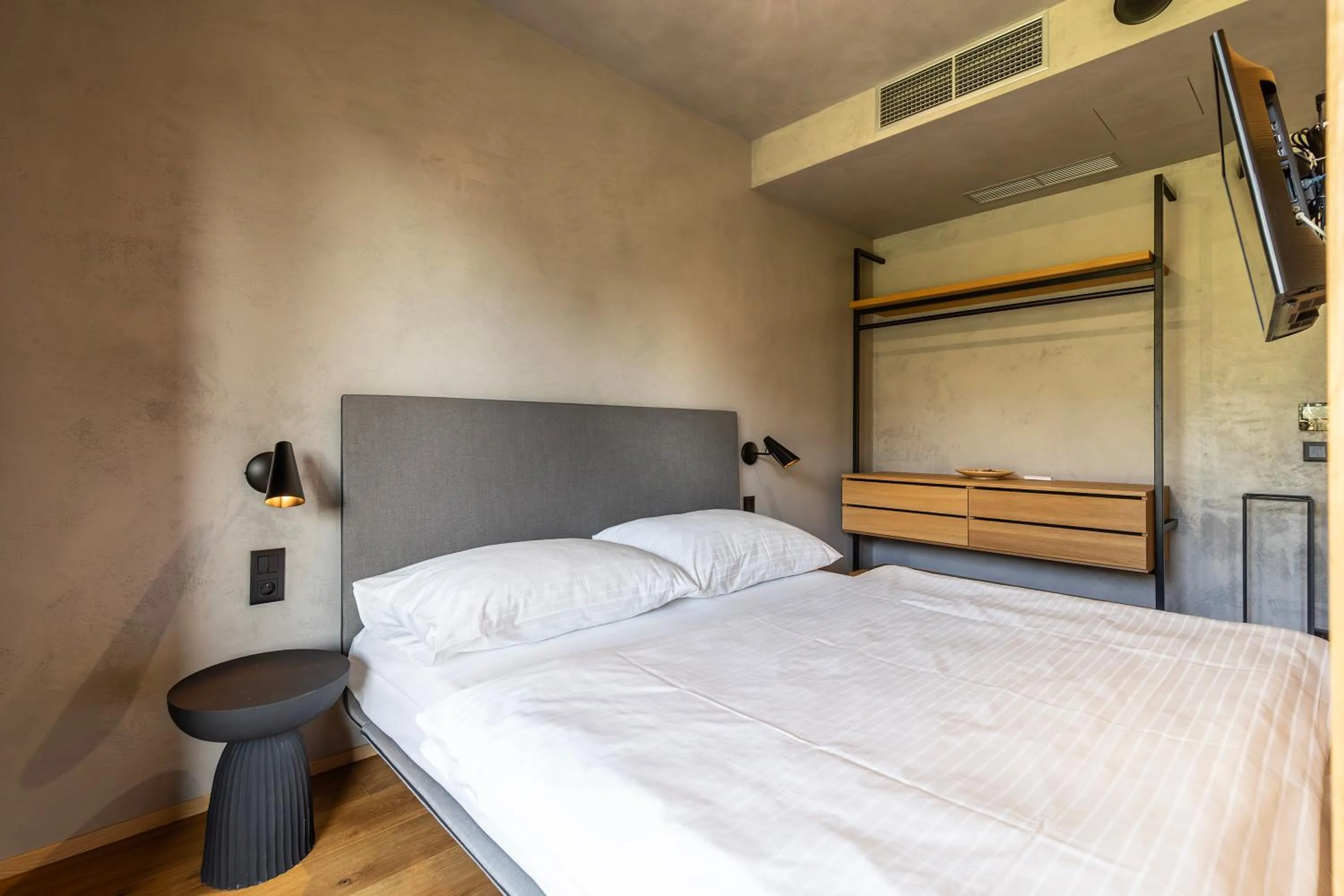 Bedroom, Bed in Tee House Čeladná