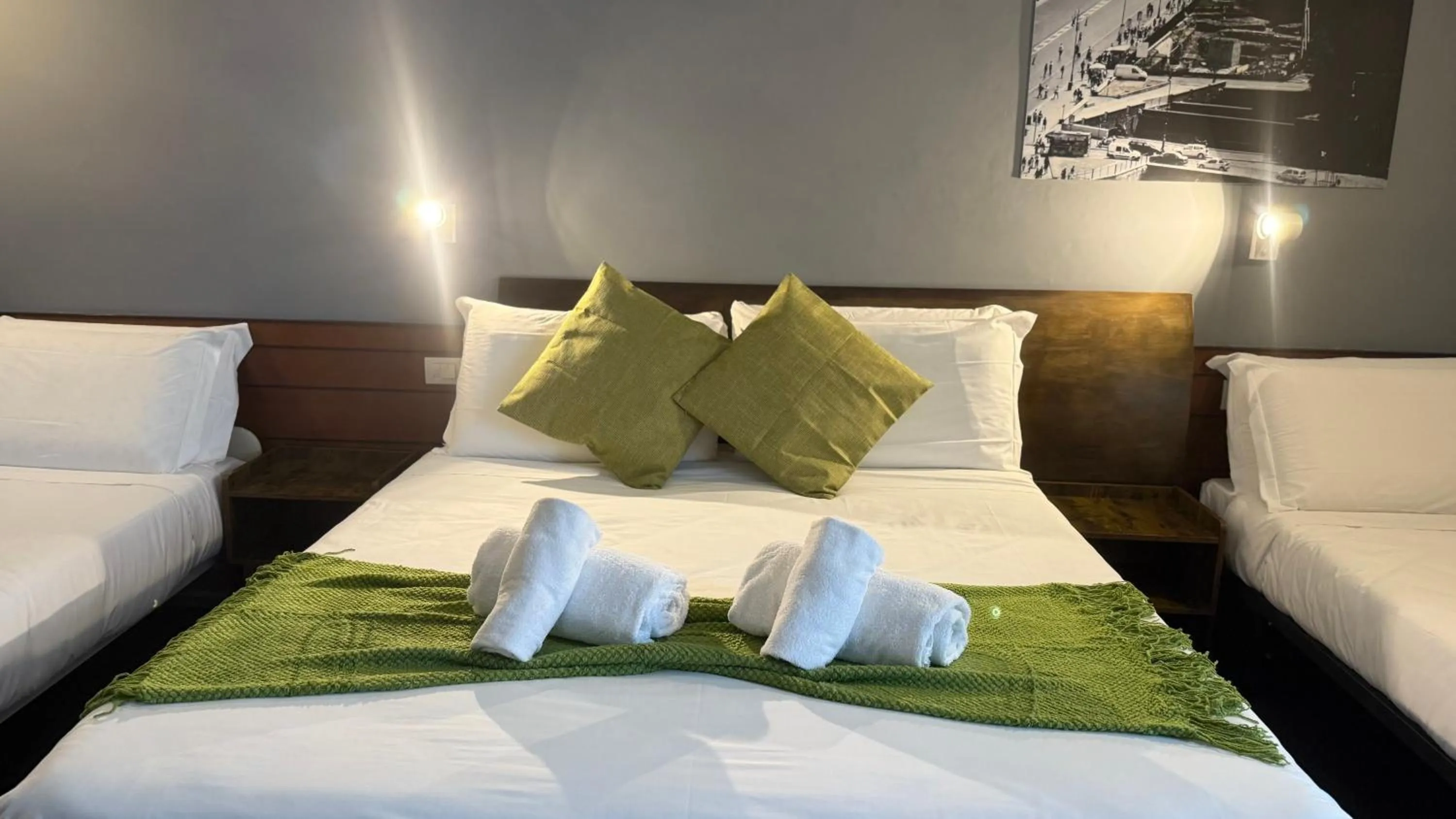 Bed in Romalive Hotel