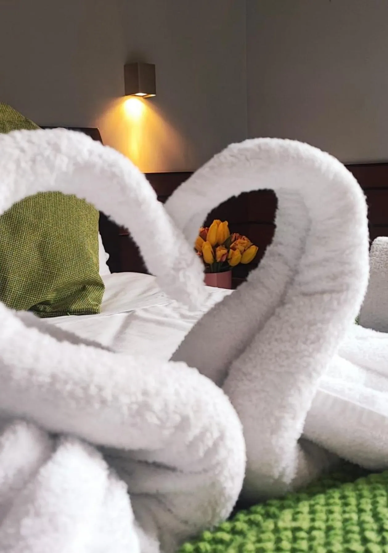 towels, Bed in Romalive Hotel