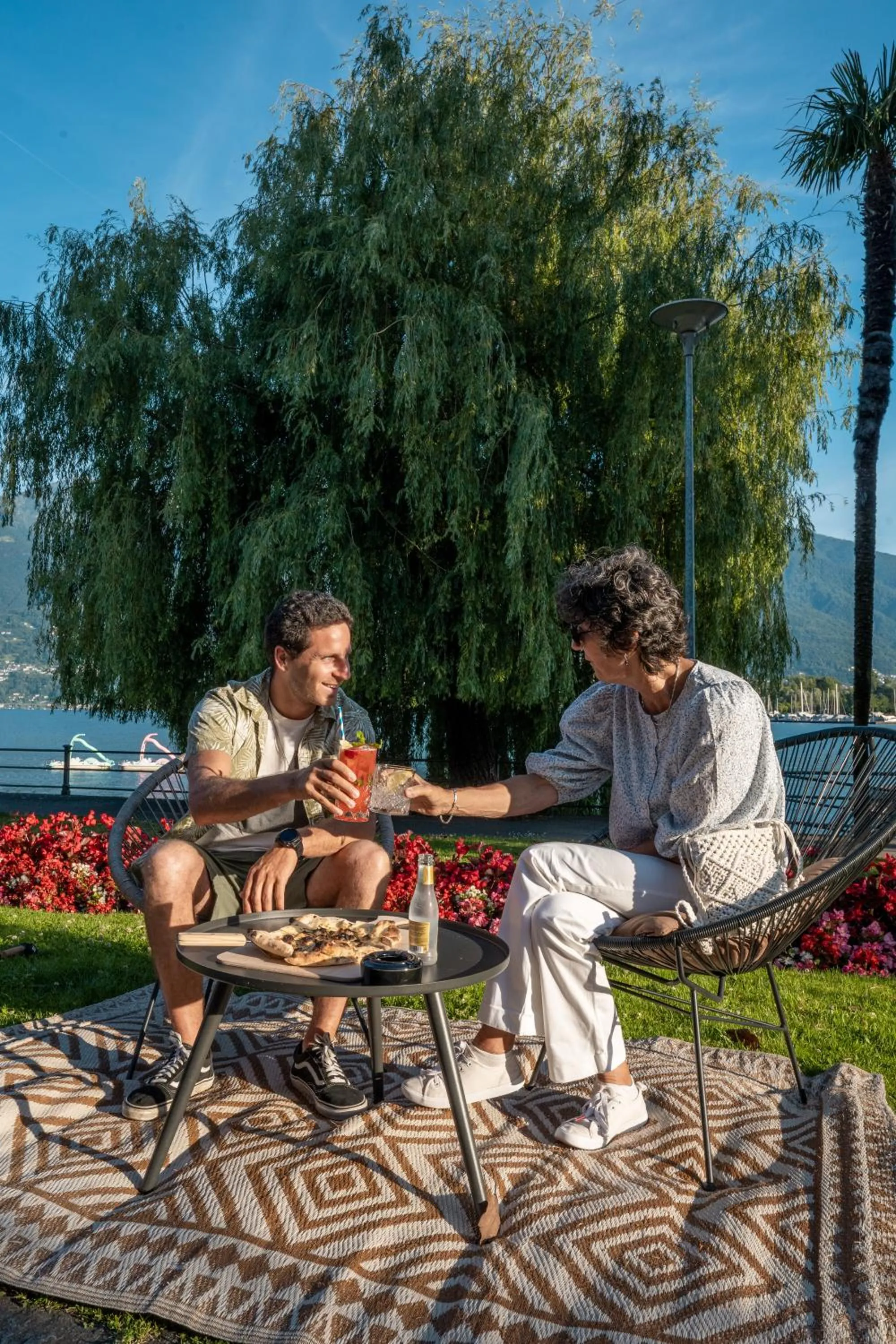 Lounge or bar in Hotel la Palma au Lac