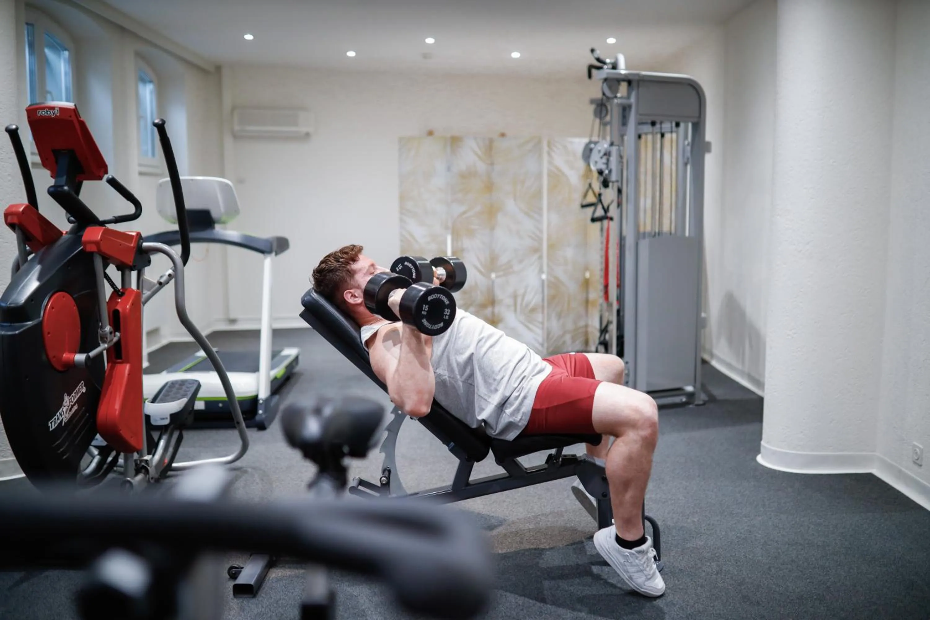 Fitness centre/facilities in Hotel la Palma au Lac