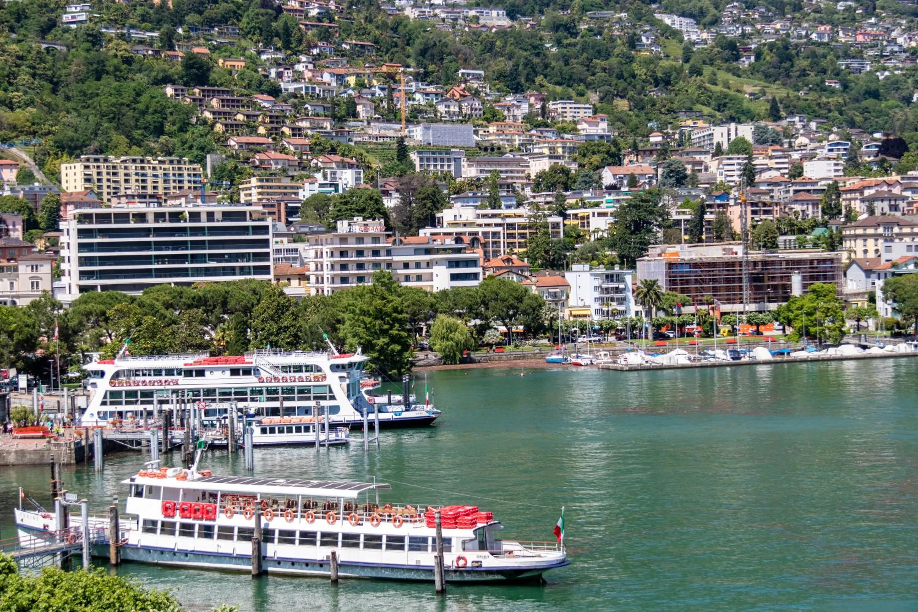 River view in H4 Hotel Arcadia Locarno