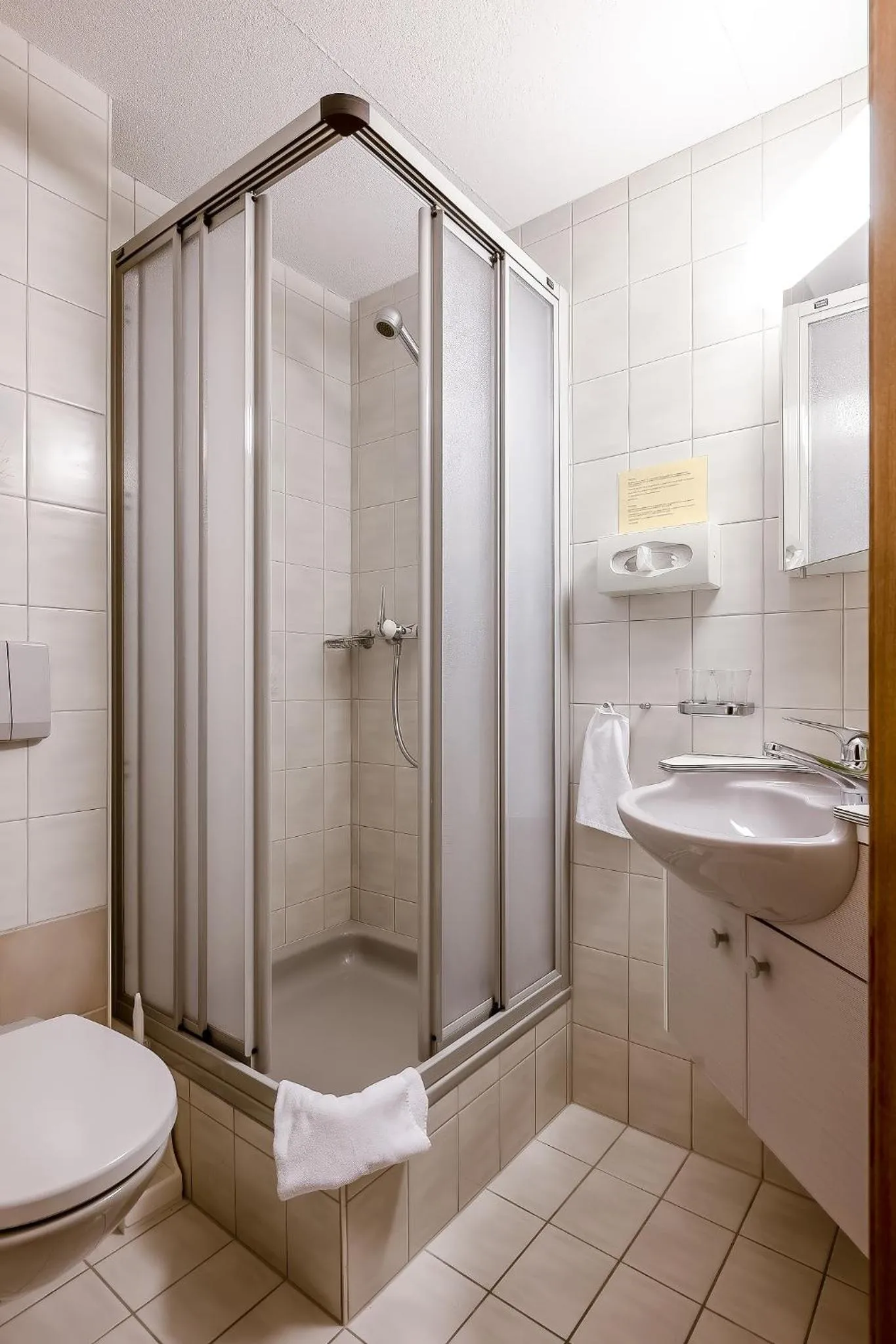 Shower in Hotel Alpfrieden