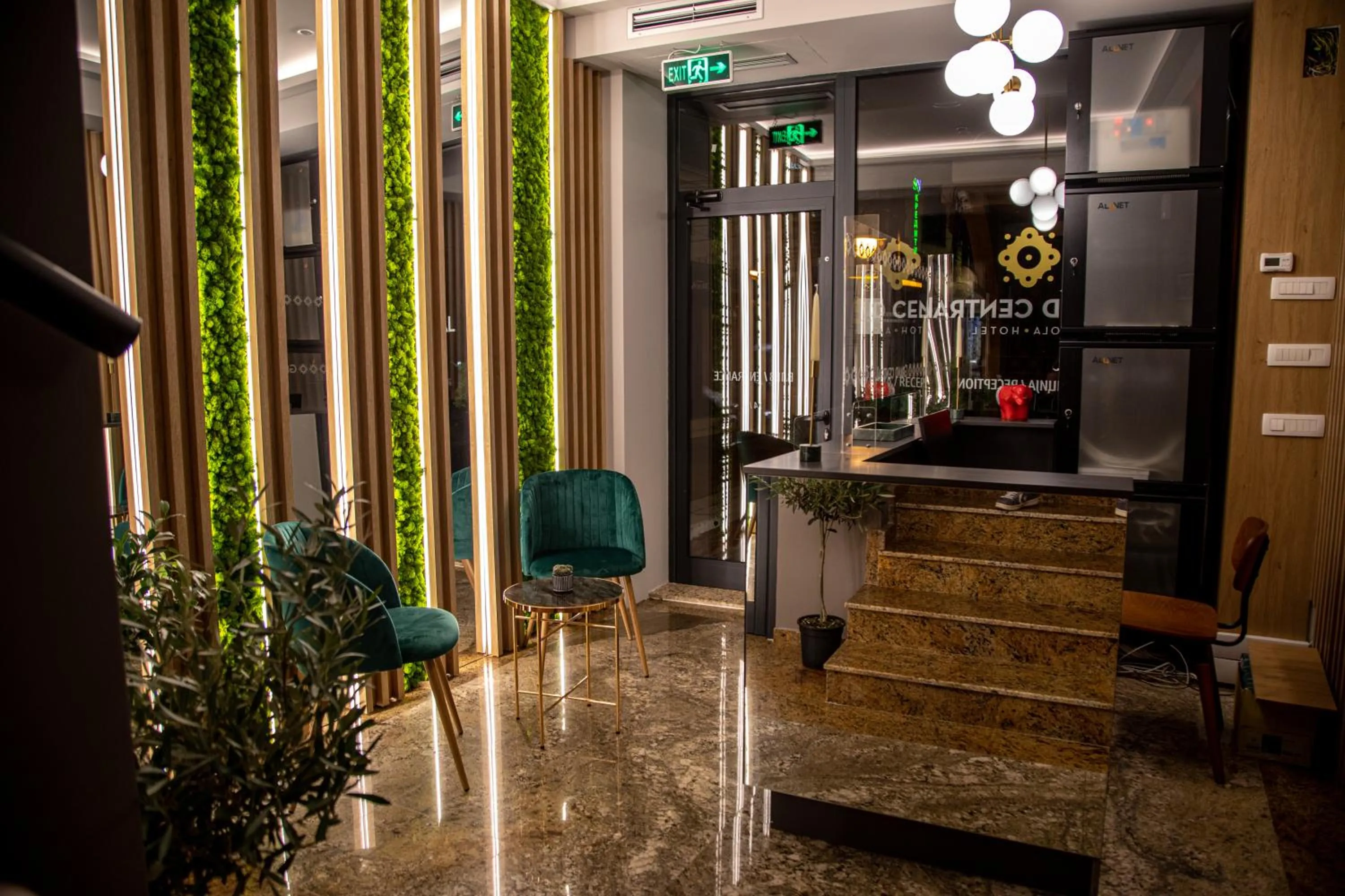 Lobby or reception in Grand Central Hotel