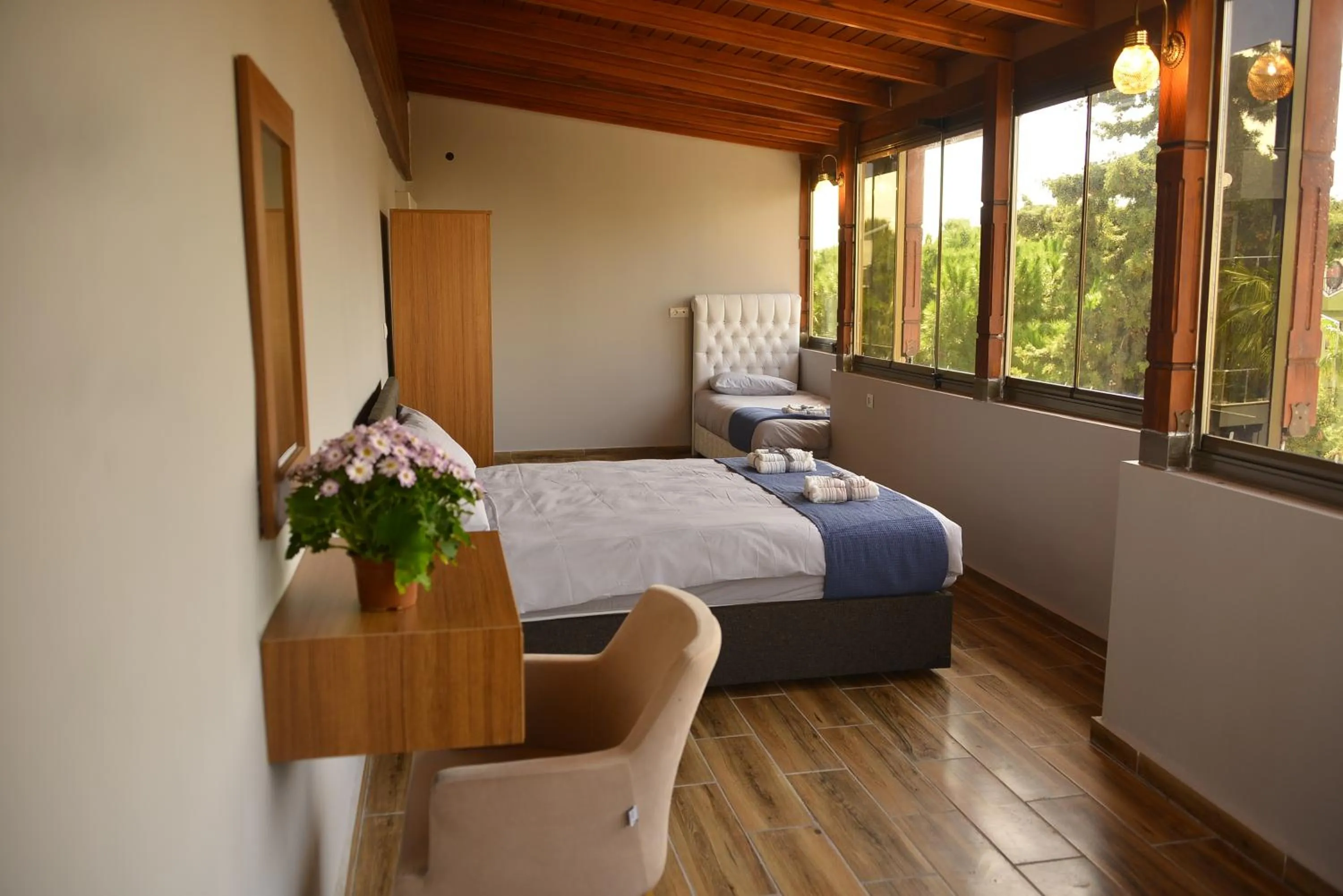 Bed in Pure Diamond Hotel