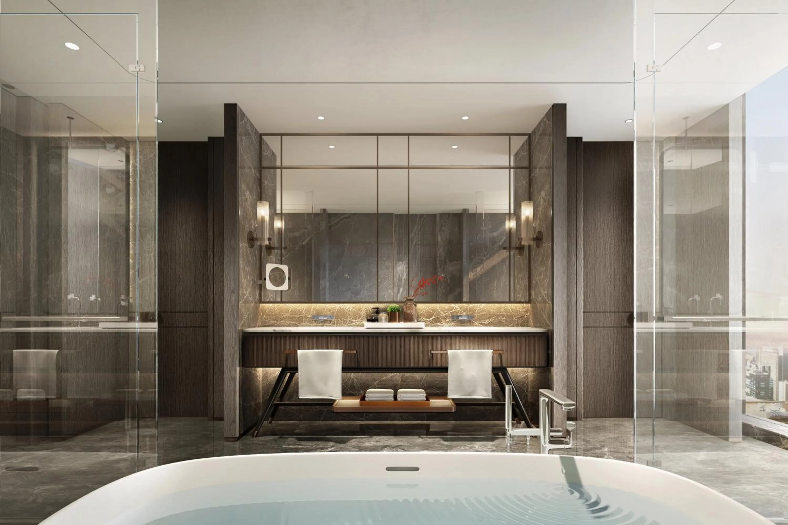 Photo of the whole room in Crowne Plaza Shanghai Hongqiao by IHG