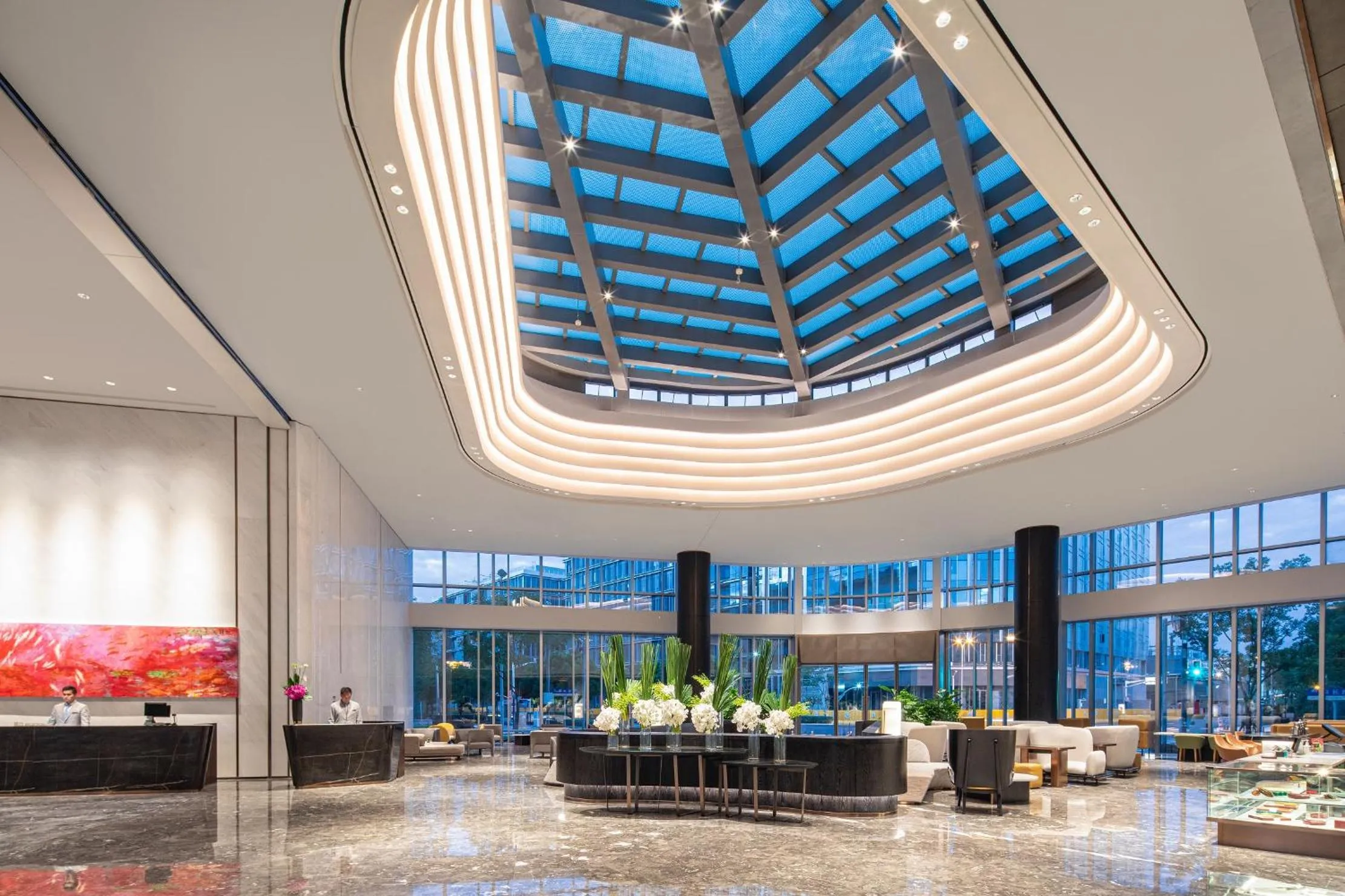 Lobby or reception in Crowne Plaza Shanghai Hongqiao by IHG