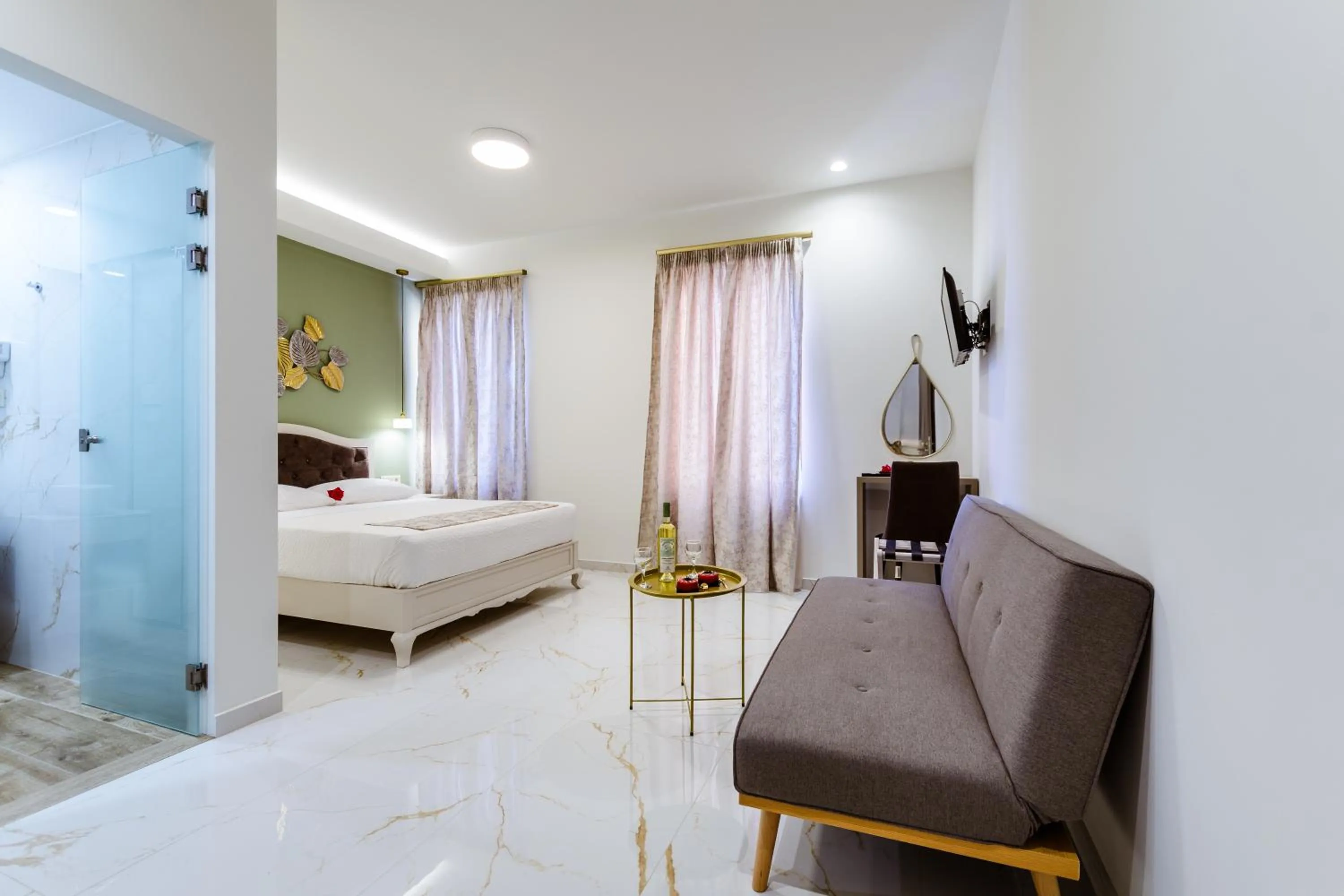 Bed in Konmari Boutique Suites