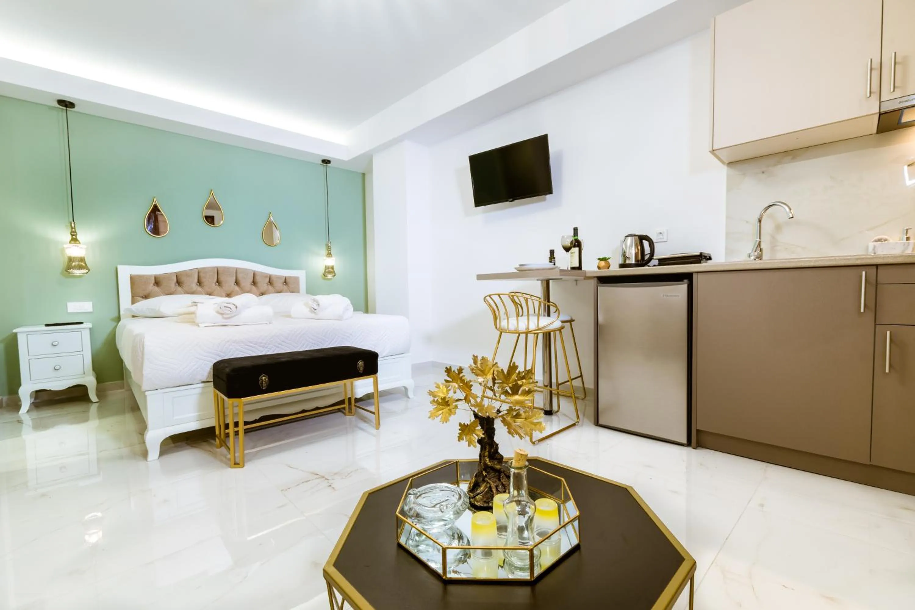 Bed in Konmari Boutique Suites