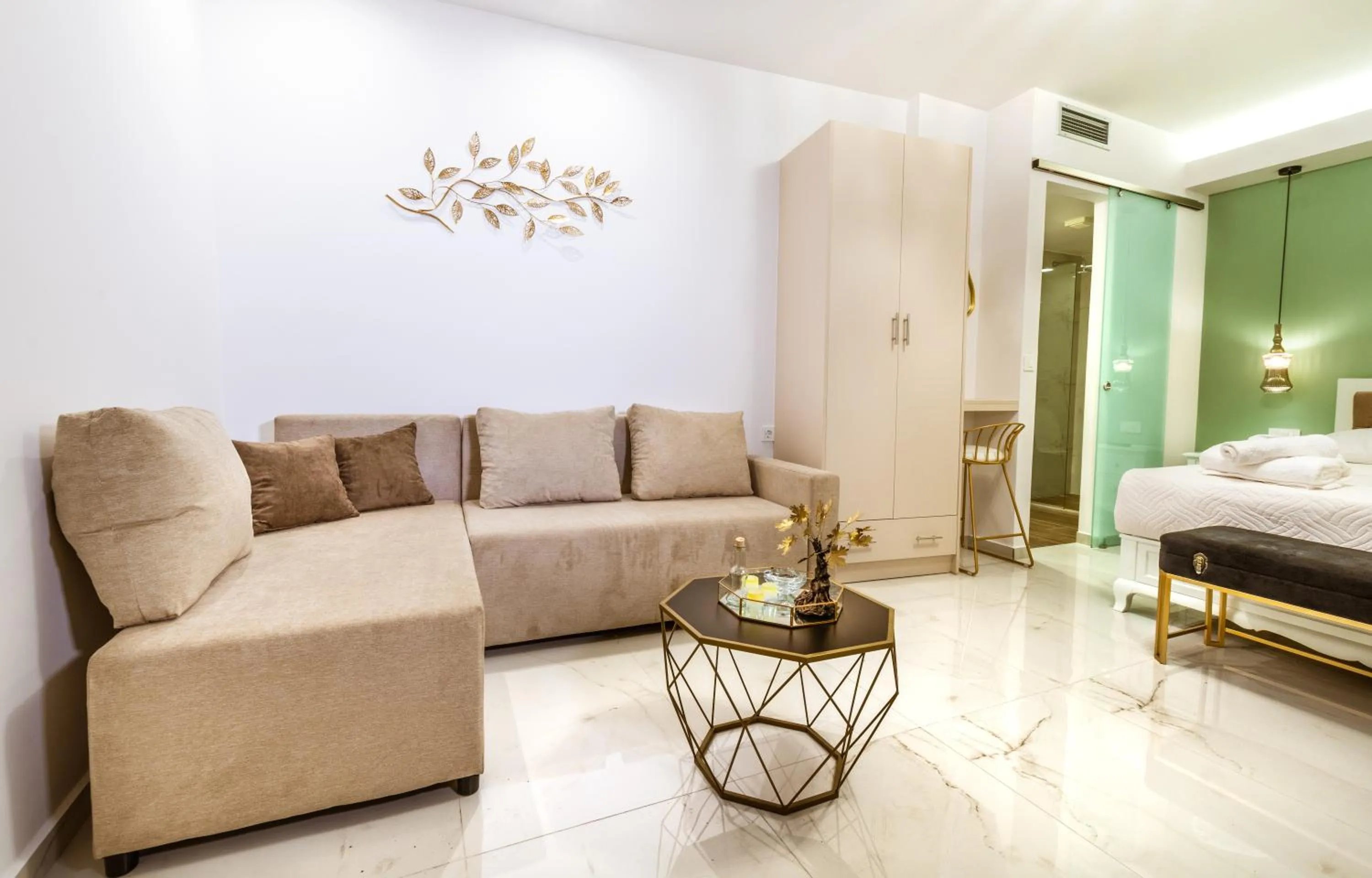 Bed in Konmari Boutique Suites