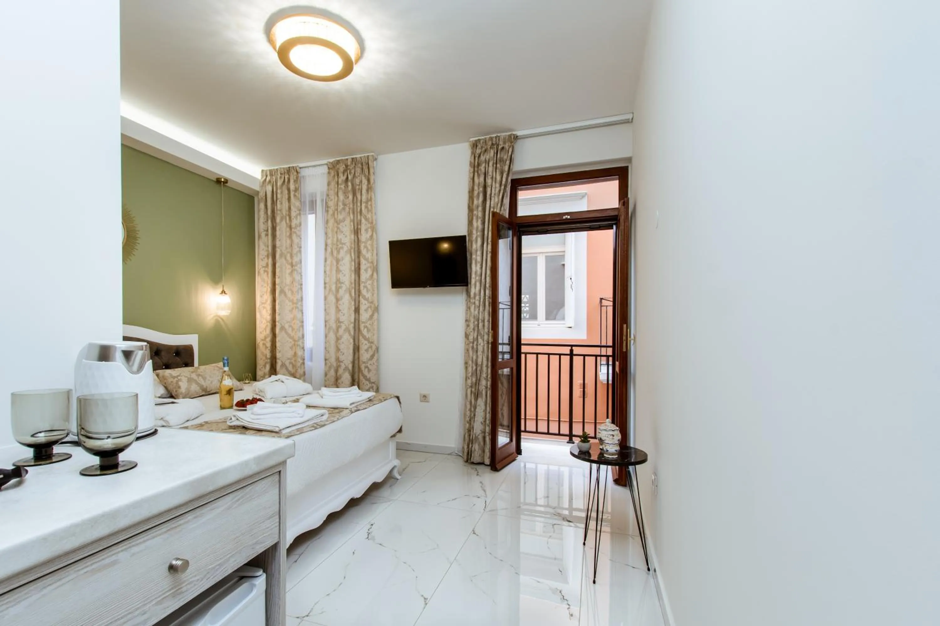 Bed in Konmari Boutique Suites