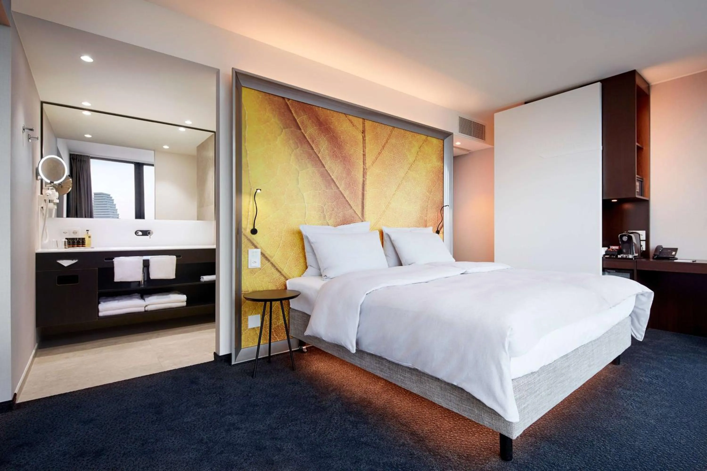 Photo of the whole room, Bed in HYPERION Hotel Basel