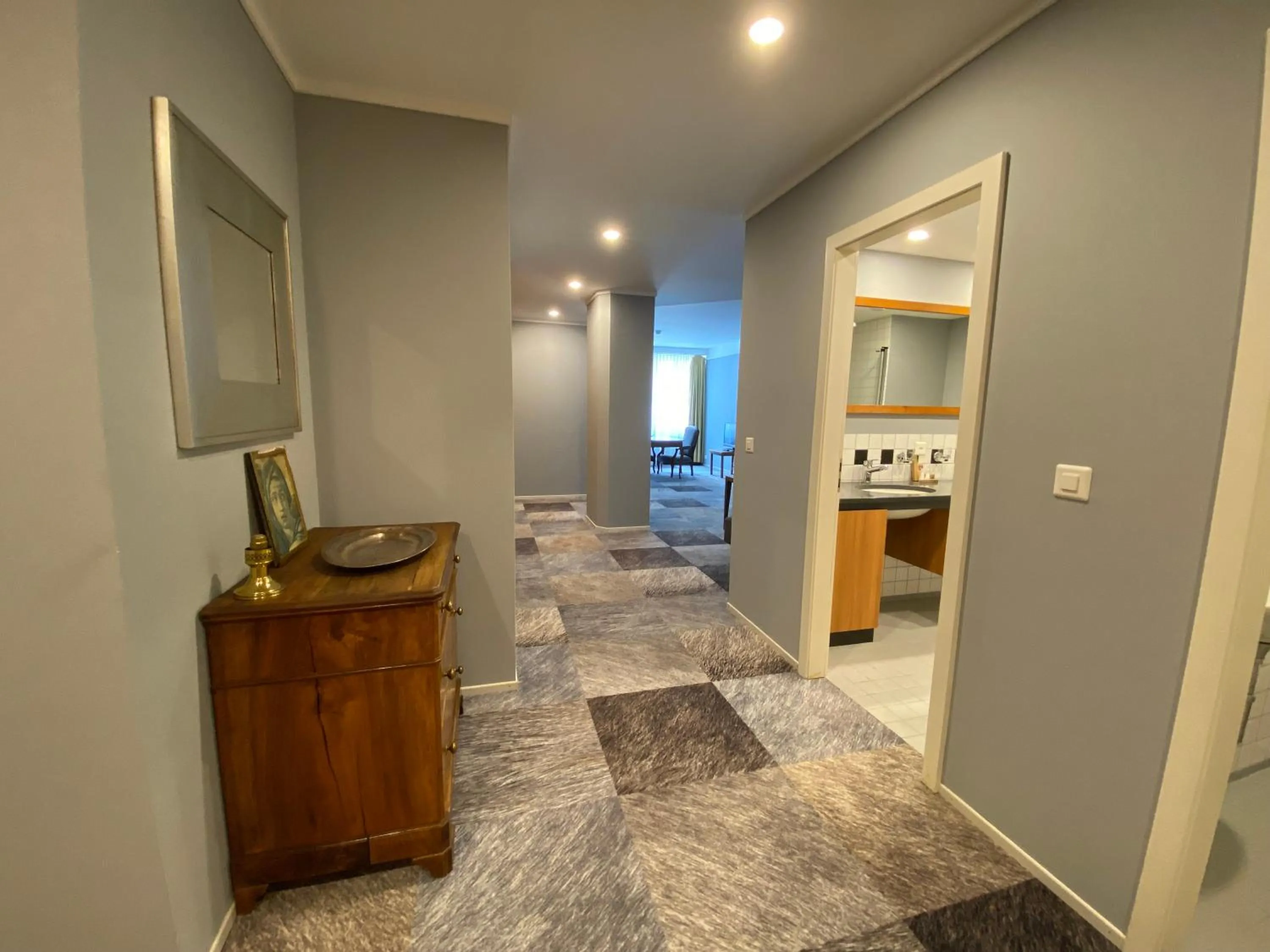 Bedroom in Thermal Hotels & Walliser Alpentherme Leukerbad